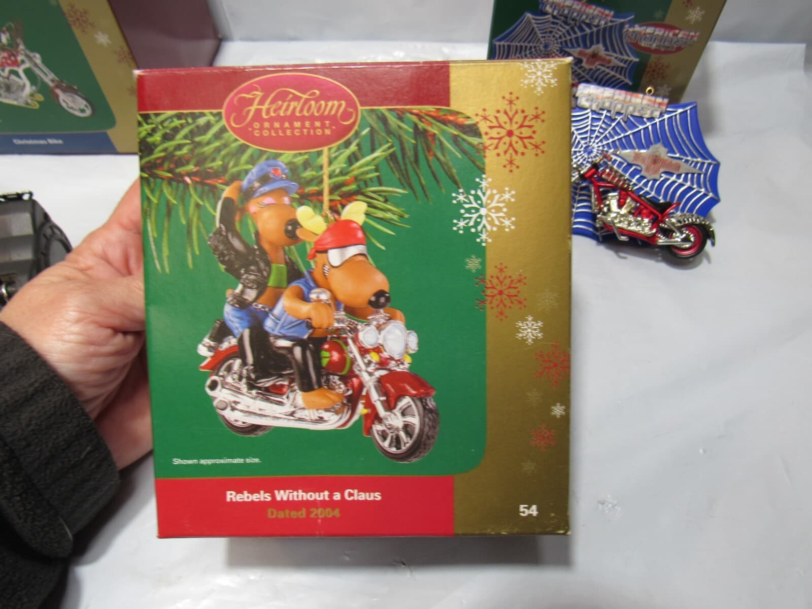 3 Carleton Cards American Chopper Christmas Motorcycle Heirloom Ornament P13M - Thumbnail 11