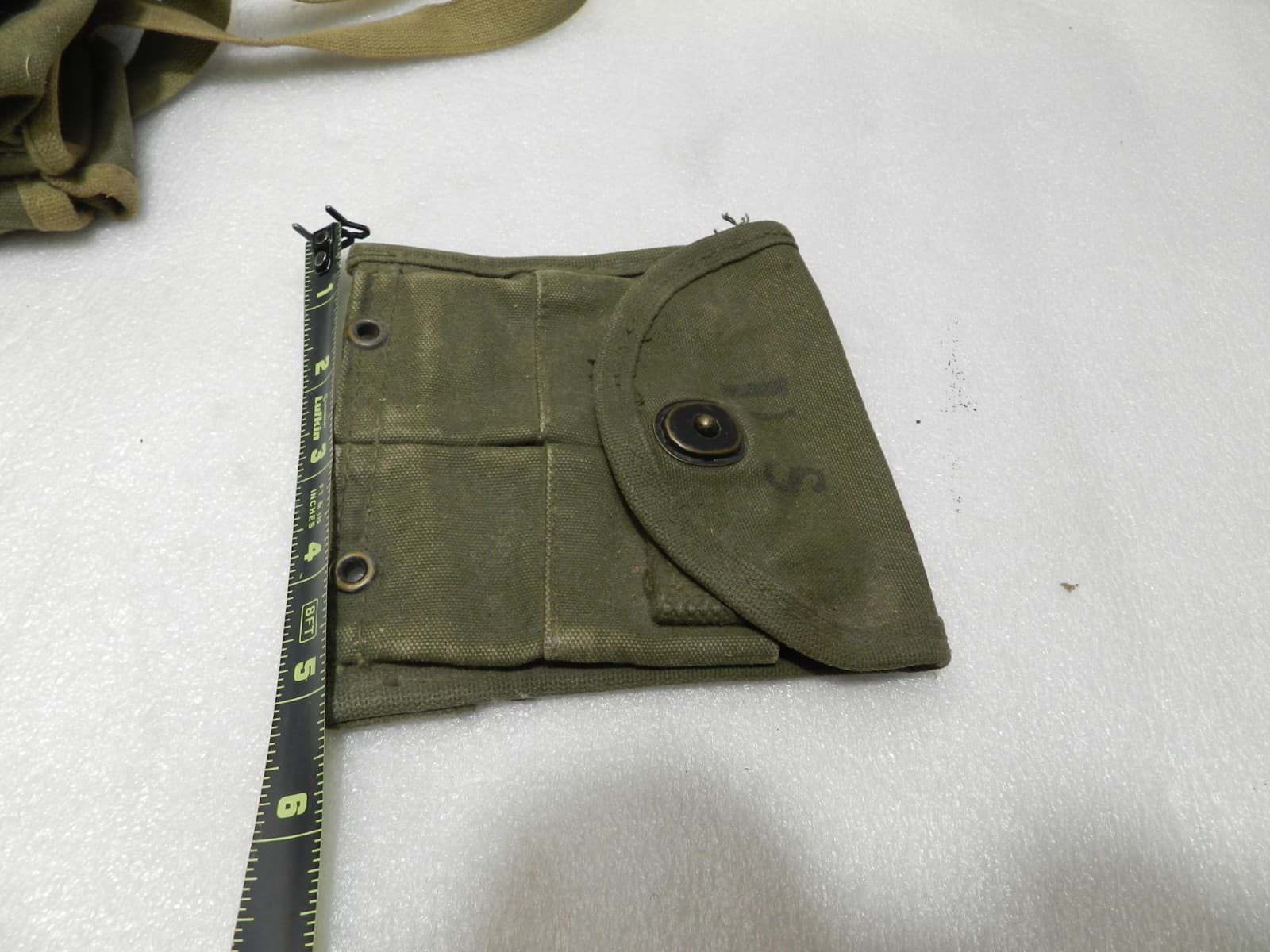 Original U S WWII Triple Grenade Pouch WWII Korean War & Ammo Pouches A16JJ - Thumbnail 18