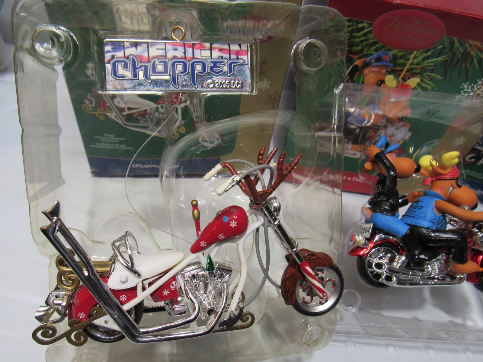 3 Carleton Cards American Chopper Christmas Motorcycle Heirloom Ornament P13M - Thumbnail 2