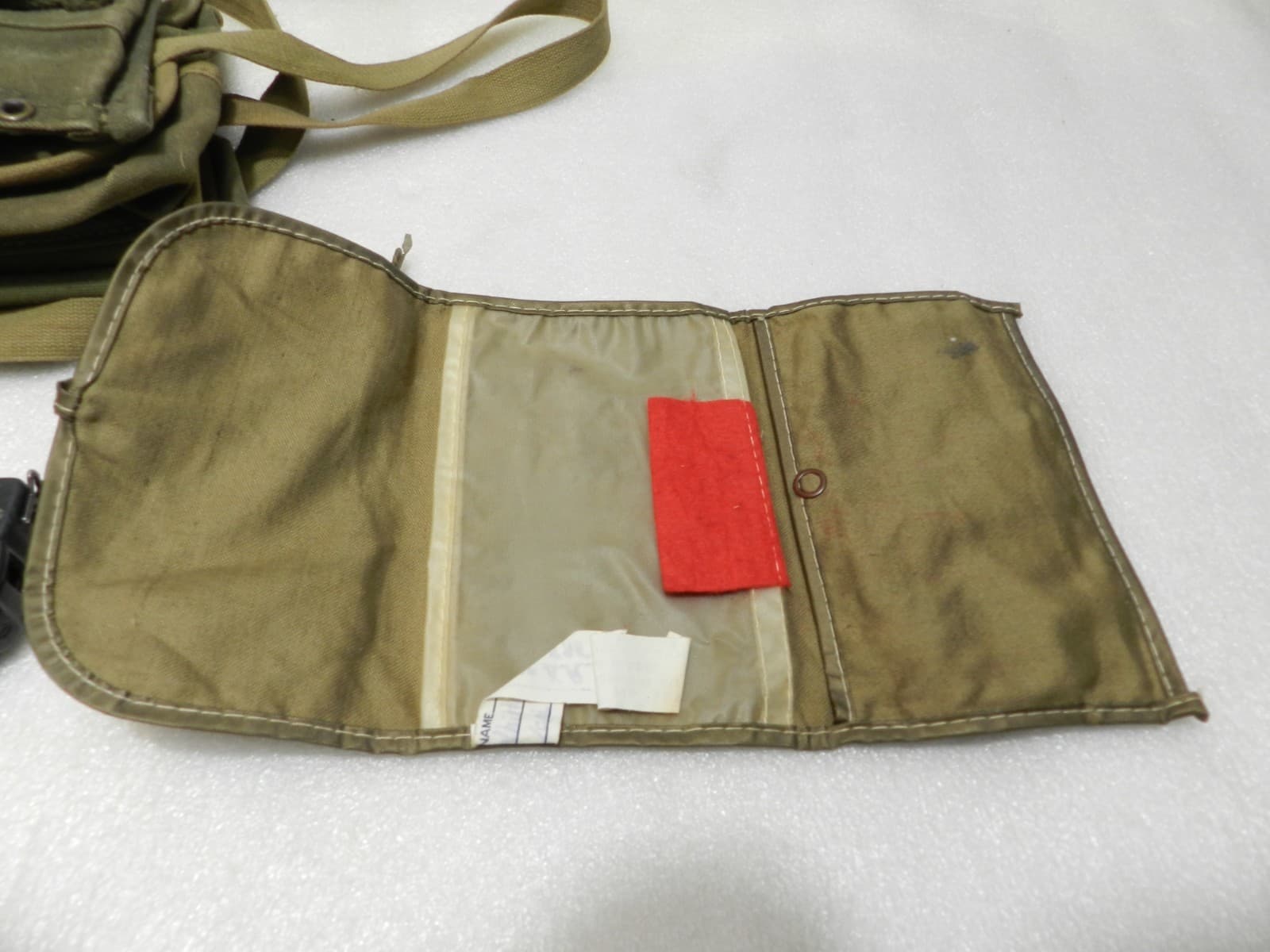Original U S WWII Triple Grenade Pouch WWII Korean War & Ammo Pouches A16JJ - Thumbnail 20