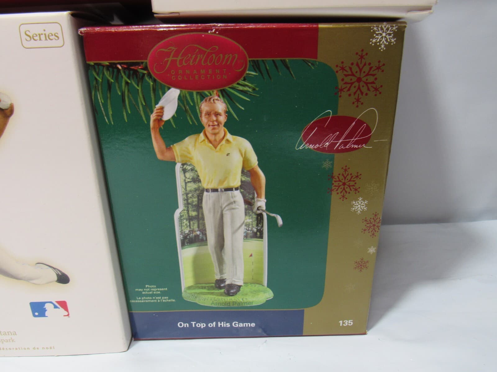 Vintage Hallmark Keepsake Carlton Sports Golf Baseball Christmas Ornament (P12M) - Thumbnail 4