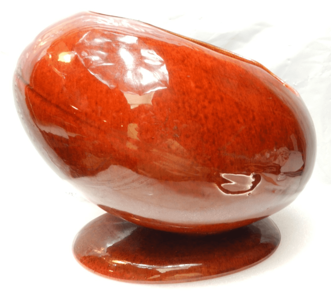 Royal Haeger | Hickman Football Midcentury Modern #309 Planter Vase Brown (H4S) - Thumbnail 5