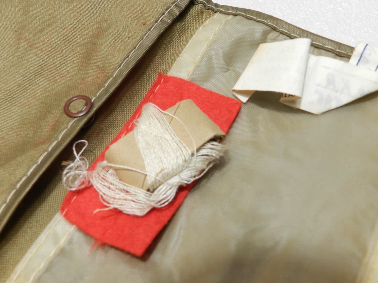Original U S WWII Triple Grenade Pouch WWII Korean War & Ammo Pouches A16JJ - Thumbnail 22