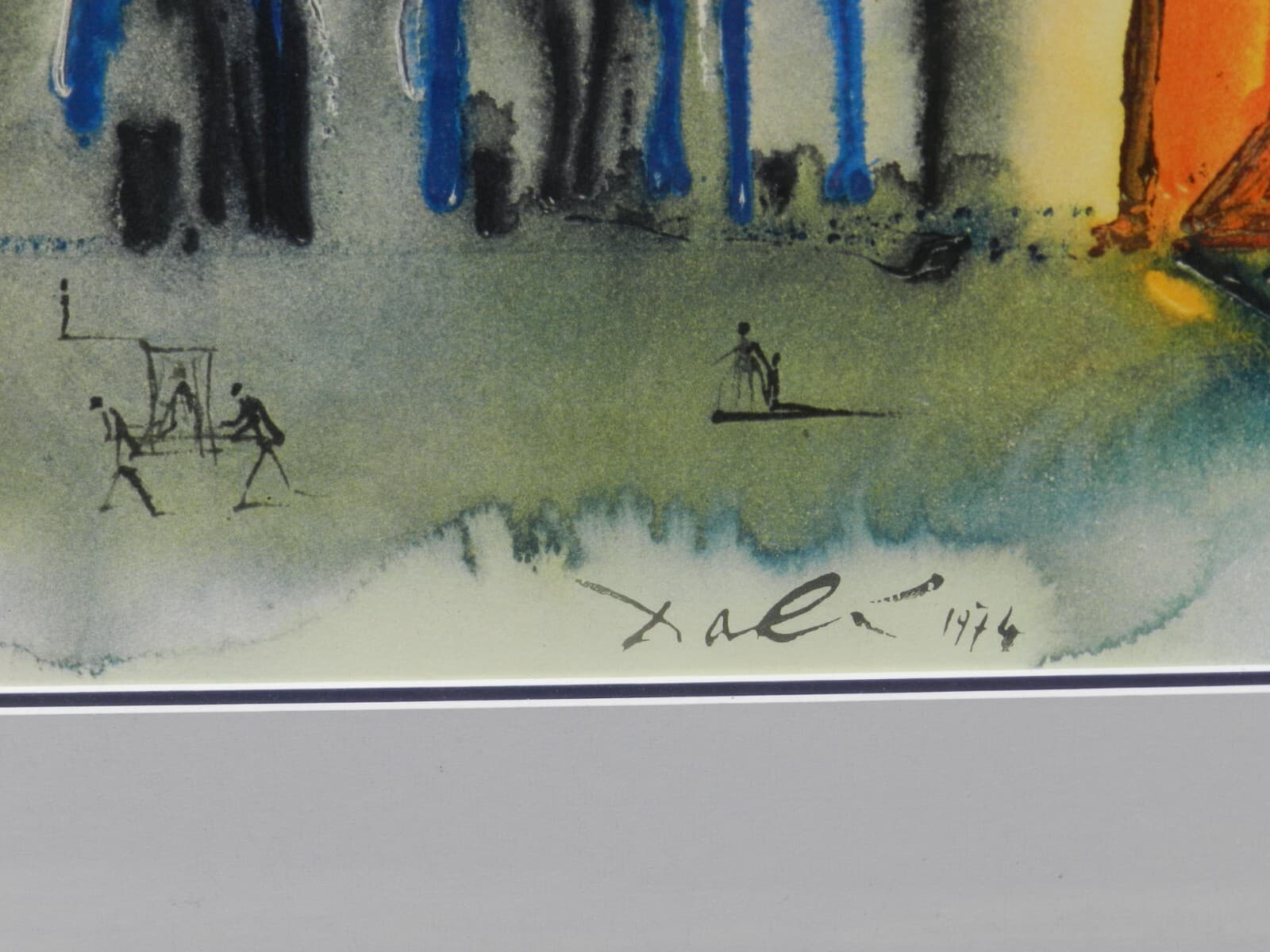 Salvador Dali Homage to Venice, Basilica San Marco 1975 Artwork Framed K - Thumbnail 2