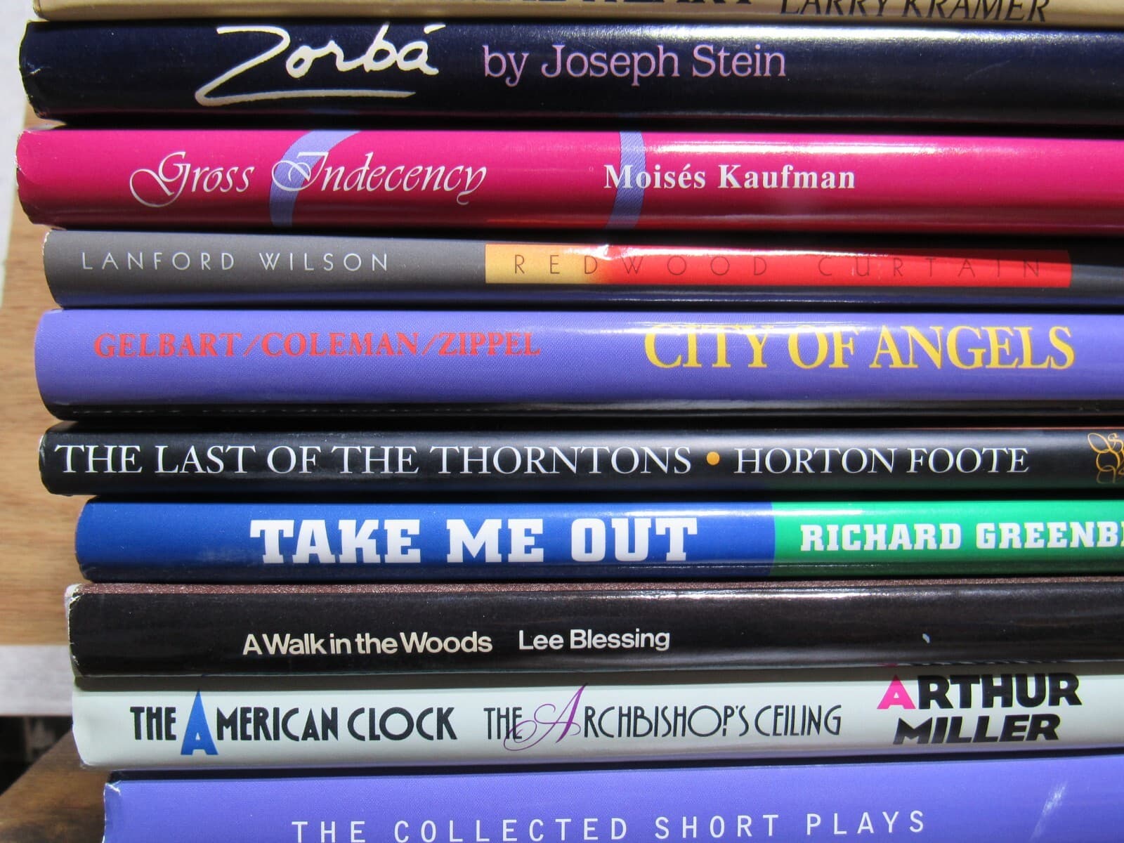 15 Books Screen Plays Hardback Zorba City Angles Take Me Out Gross Indecency J68 - Thumbnail 3