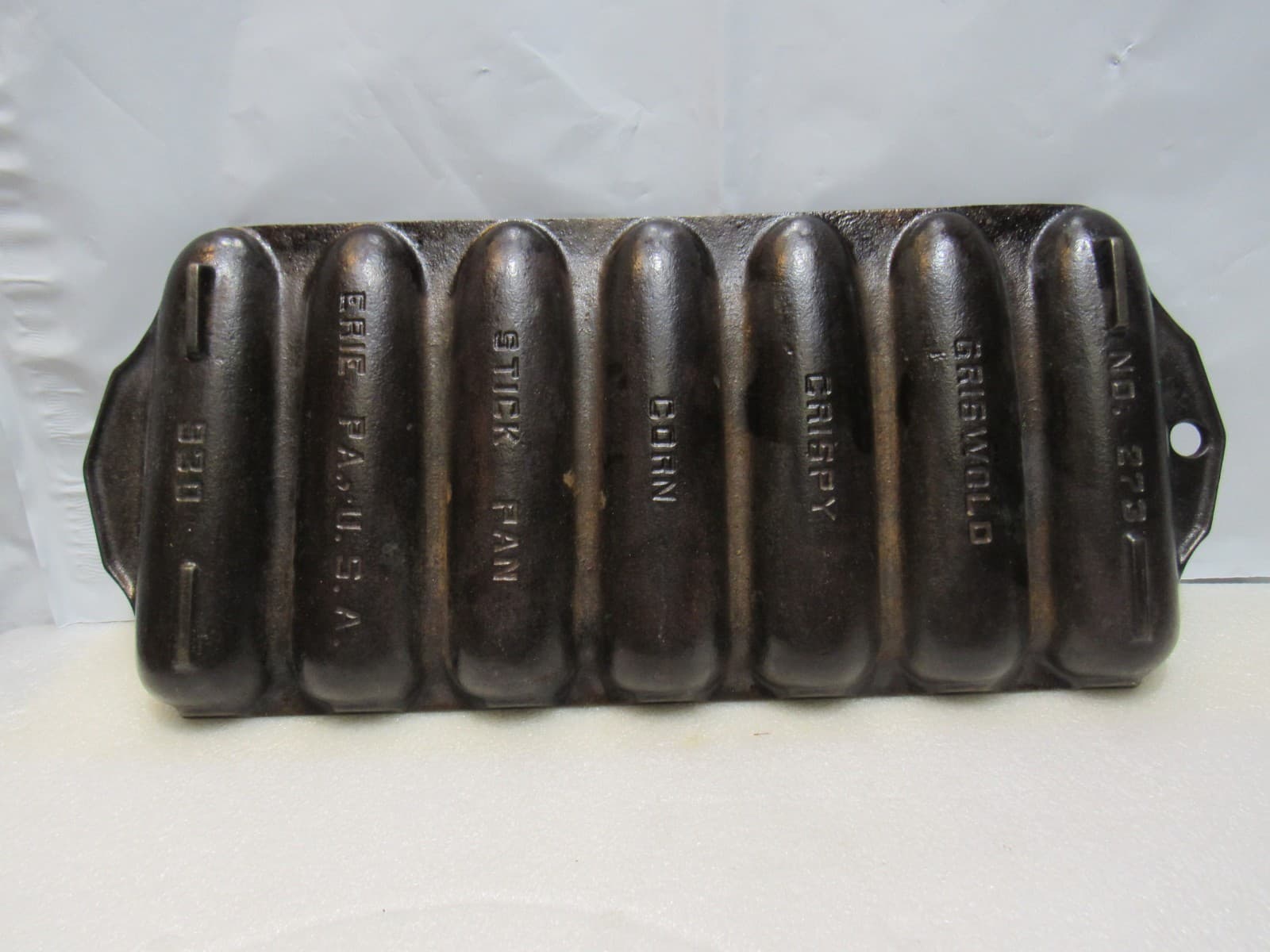 Griswold No. 273 Cast Iron Crispy Corn Stick Pan 930 Erie, PA U.S.A. A27JJ - Thumbnail 4