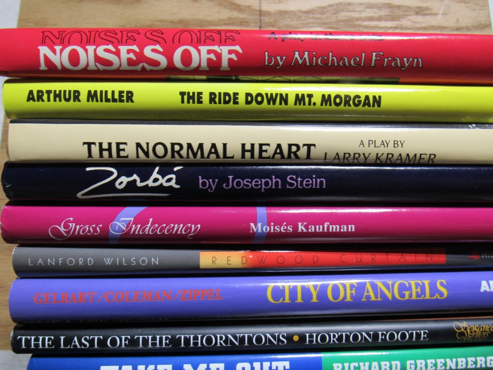 15 Books Screen Plays Hardback Zorba City Angles Take Me Out Gross Indecency J68 - Thumbnail 2