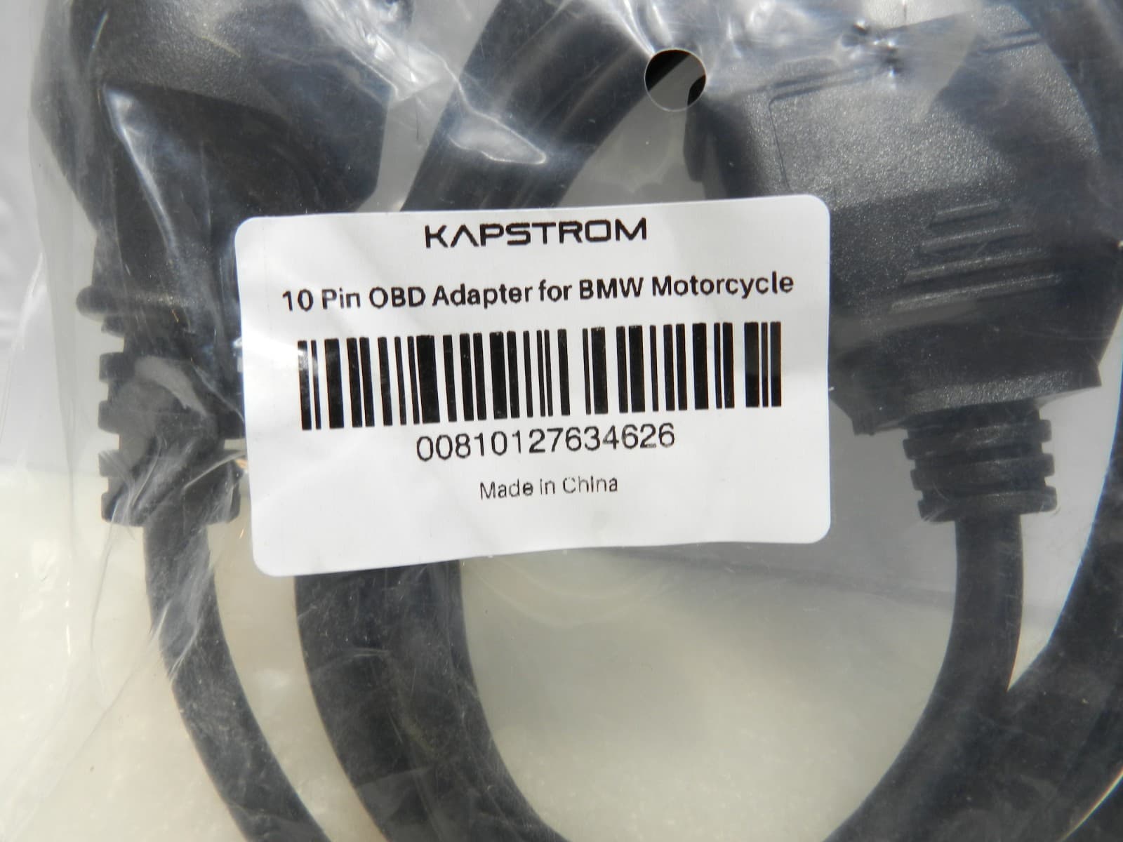 10-Pin OBD Adapter Cable for BMW Motorcycle (A23J) - Thumbnail 3