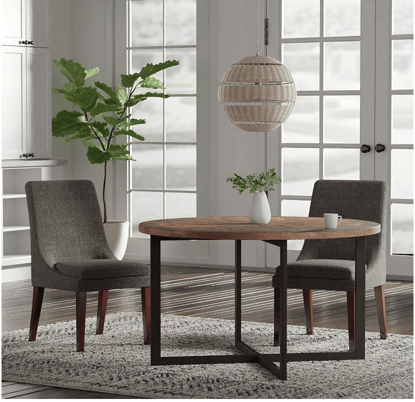 Globe Electric 61015 1-Light White Pendant w Natural Woven Twine Shade New E11K - Thumbnail 5