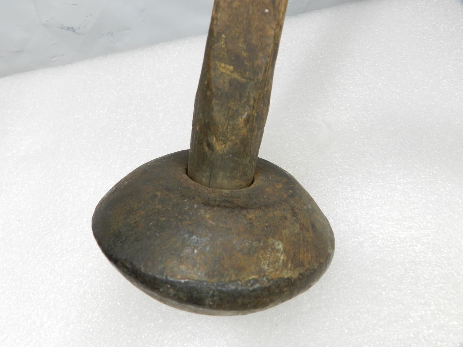 Antique 2.5lb Macadamizing Knapping Napping Hammer Rock Stone Dressing (H11S) - Thumbnail 3