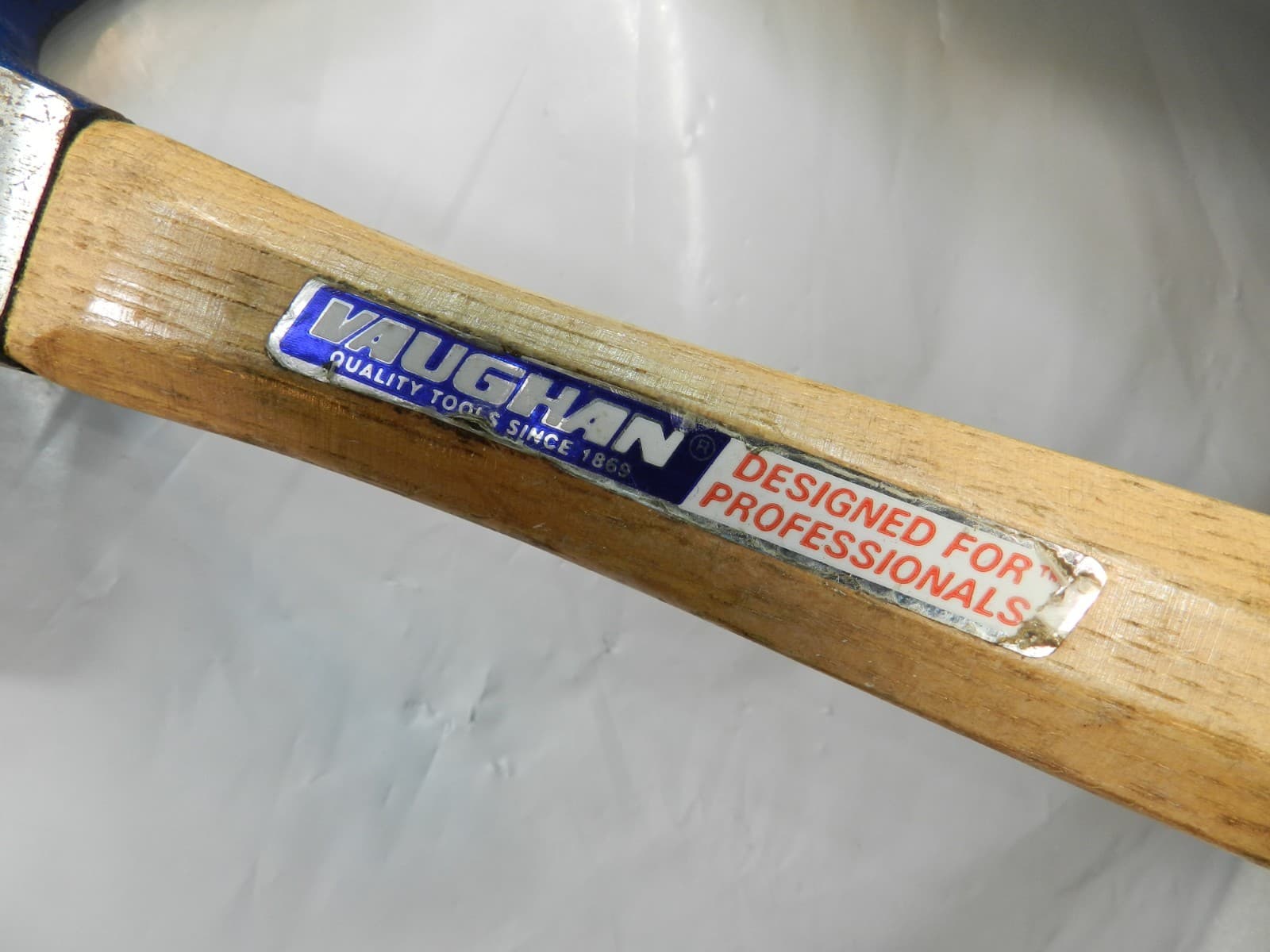 Vintage - Vaughan DO16 16 oz. Nail Hammer Wood Handle (H7S) - Thumbnail 3