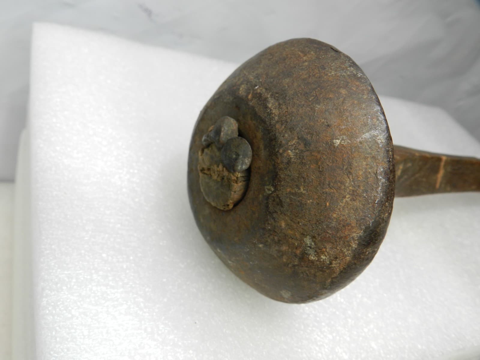 Antique 2.5lb Macadamizing Knapping Napping Hammer Rock Stone Dressing (H11S) - Thumbnail 5