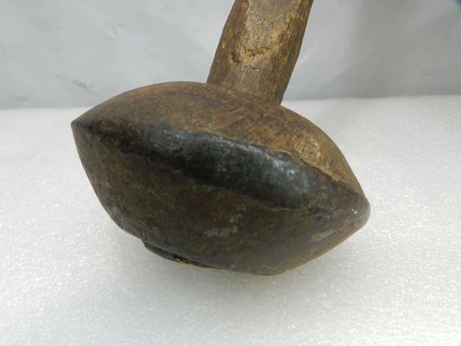 Antique 2.5lb Macadamizing Knapping Napping Hammer Rock Stone Dressing (H11S) - Thumbnail 2