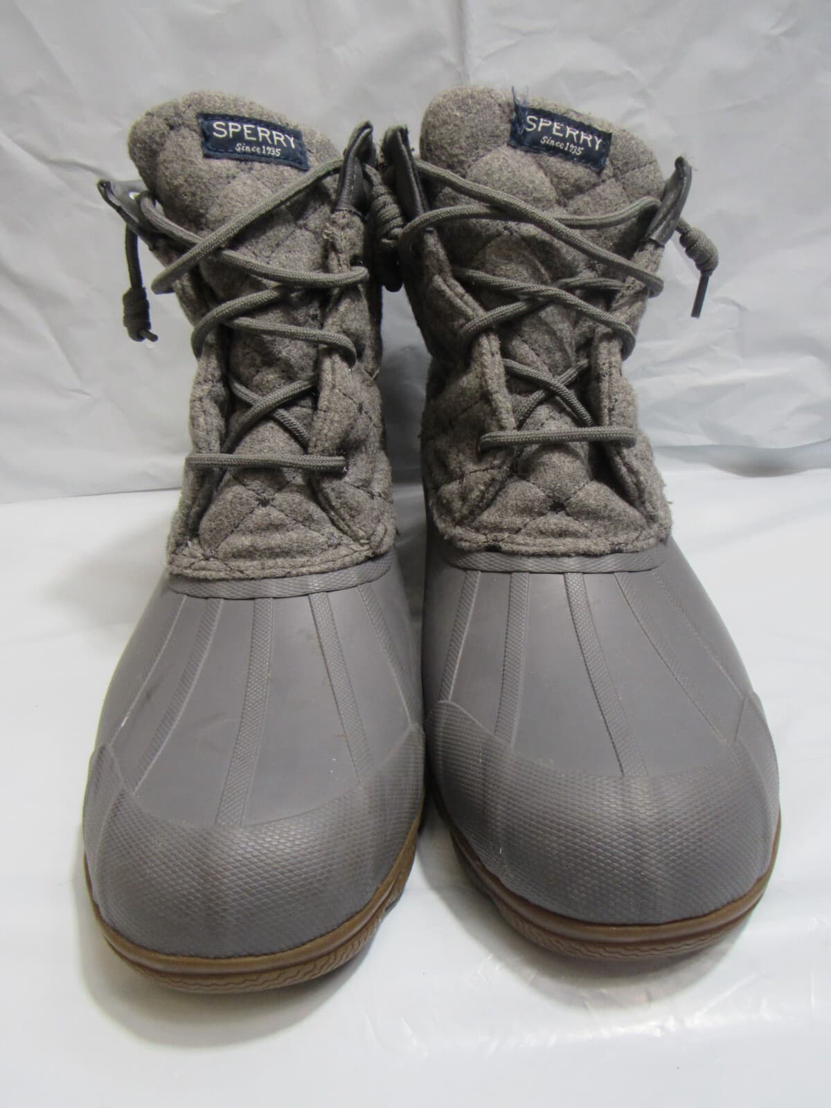 Sperry Women's Gulf Wool Quilt Duck Boot STS85656 Grey Sz 11 M L60 - Thumbnail 2