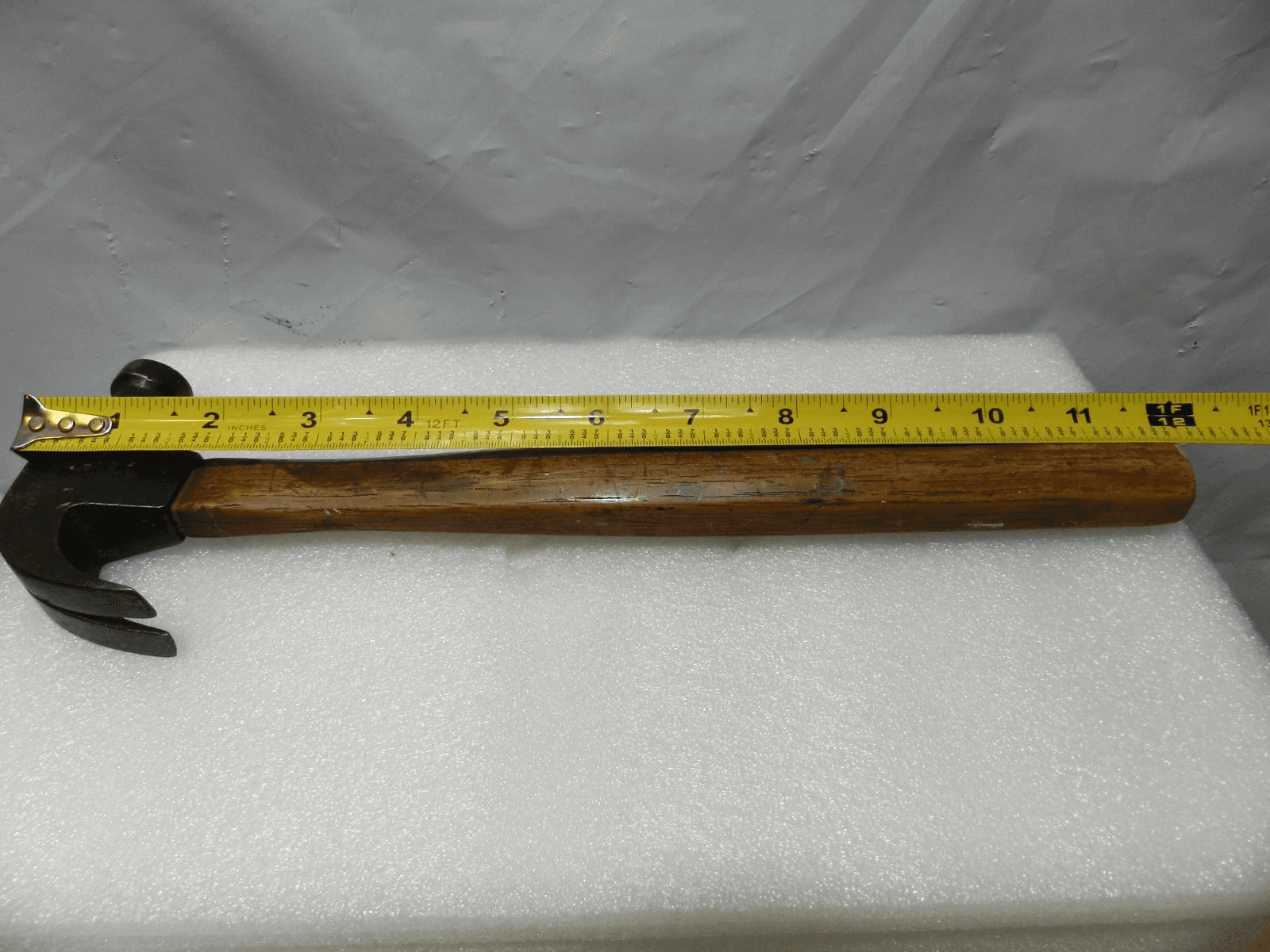 Vintage Blue Grass Belknap 13 oz. Claw Hammer Round Head Wood Handle H10S - Thumbnail 5