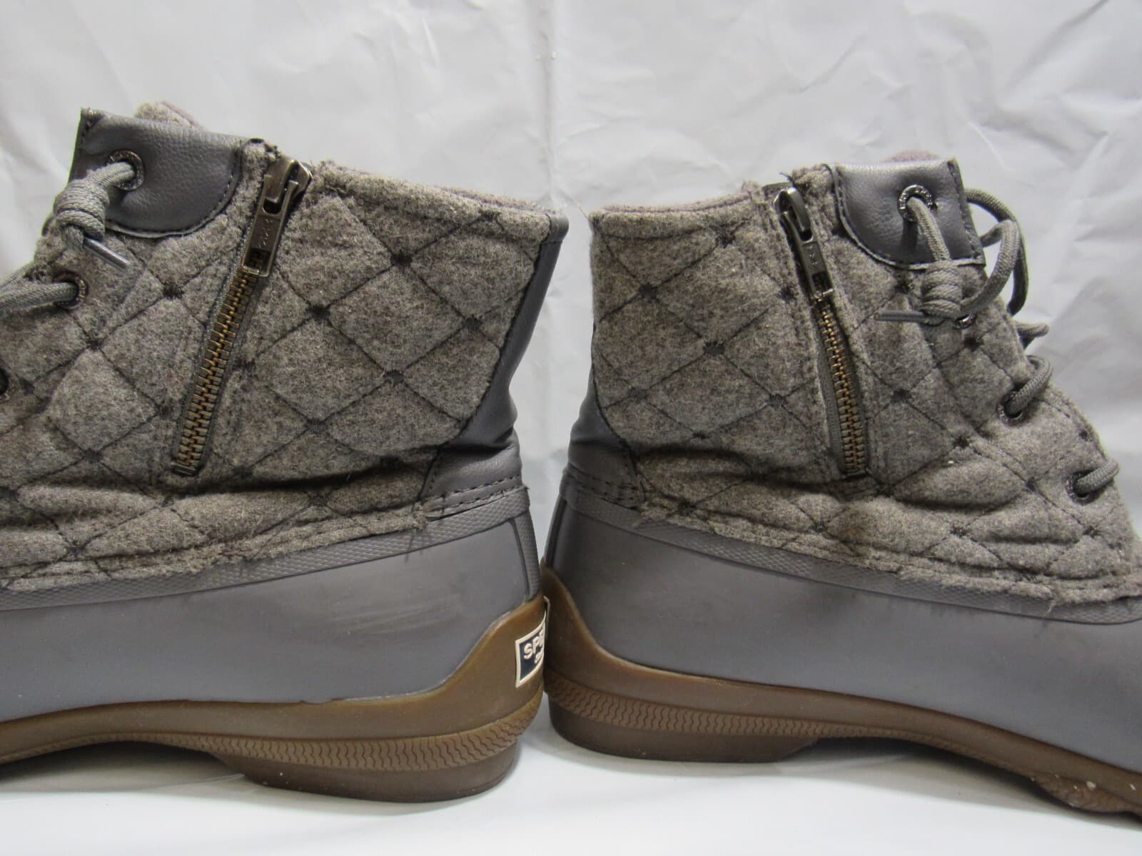 Sperry Women's Gulf Wool Quilt Duck Boot STS85656 Grey Sz 11 M L60 - Thumbnail 3
