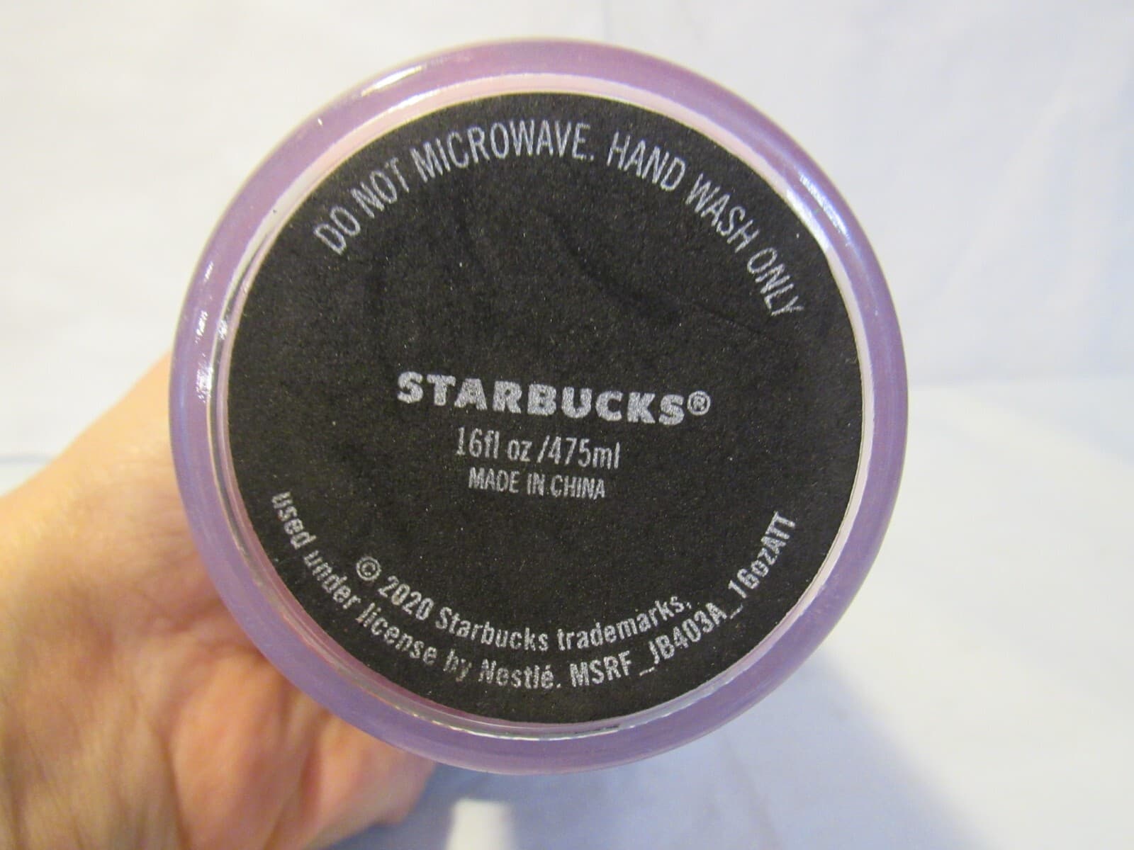 Starbucks 2020 Poinsettia Holiday Tumbler 16 fl oz Christmas Travel Cup B36M - Thumbnail 5