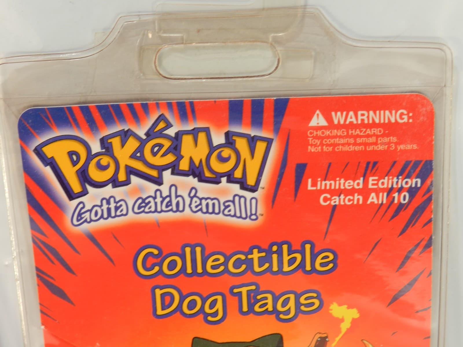 Vintage Lot Of 4 Pokémon Dog Tags 1999 (Onix , Raichu, Kabutops, Tauros) X69JJ - Thumbnail 6
