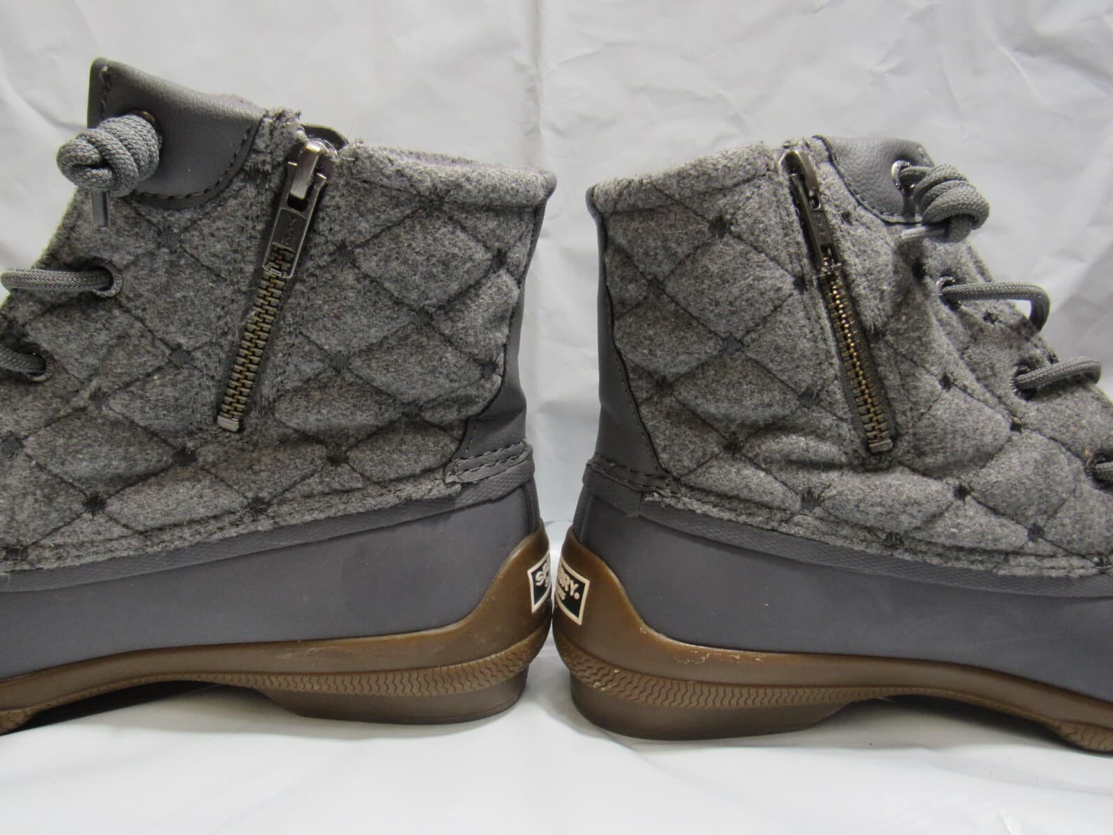 Sperry Women's Gulf Wool Quilt Duck Boot STS85656 Grey Sz 8.5 M L61 - Thumbnail 3