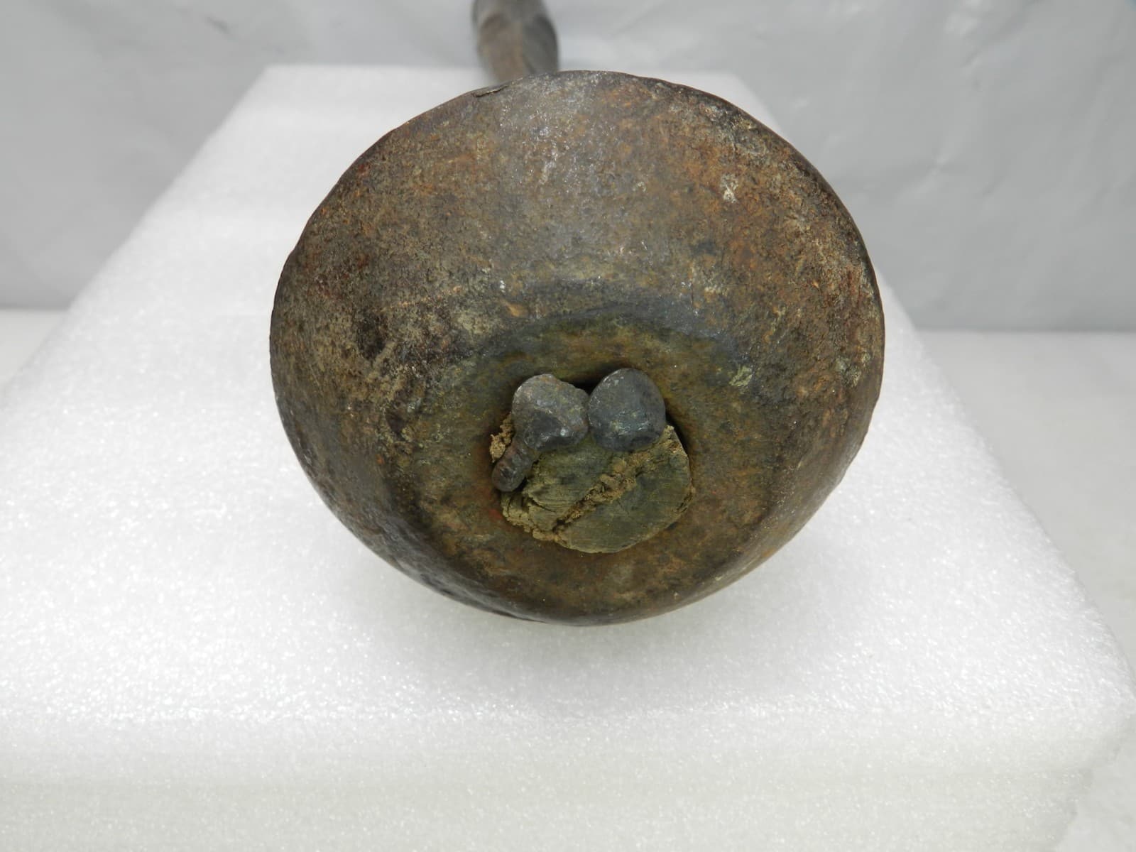 Antique 2.5lb Macadamizing Knapping Napping Hammer Rock Stone Dressing (H11S) - Thumbnail 6