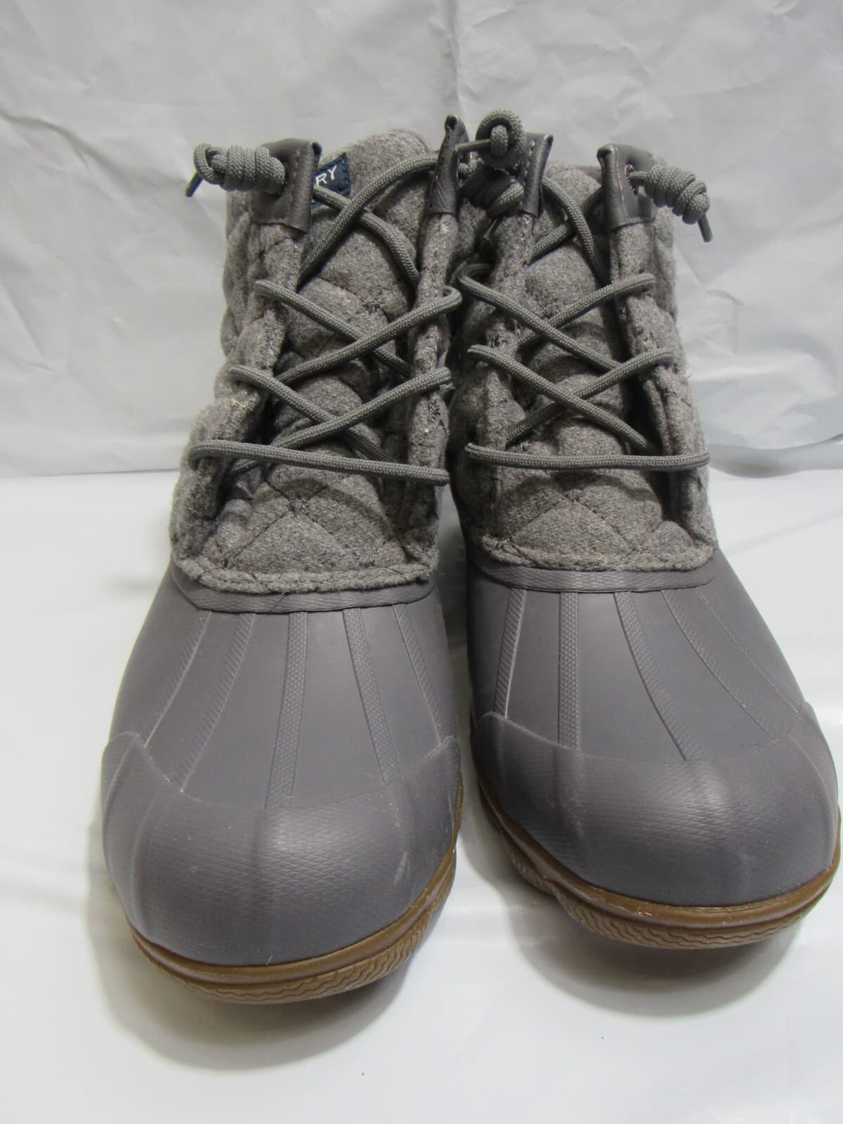 Sperry Women's Gulf Wool Quilt Duck Boot STS85656 Grey Sz 8.5 M L61 - Thumbnail 2