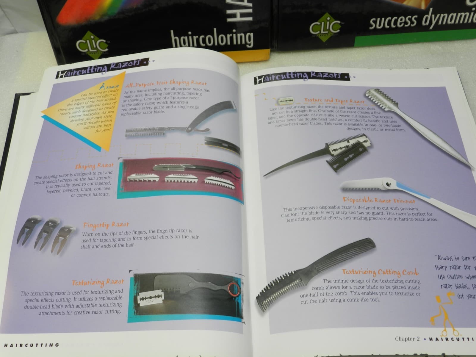 Empire Beauty Clic Success Course Books Dynamics Coloring Haircutting Set C24K - Thumbnail 5