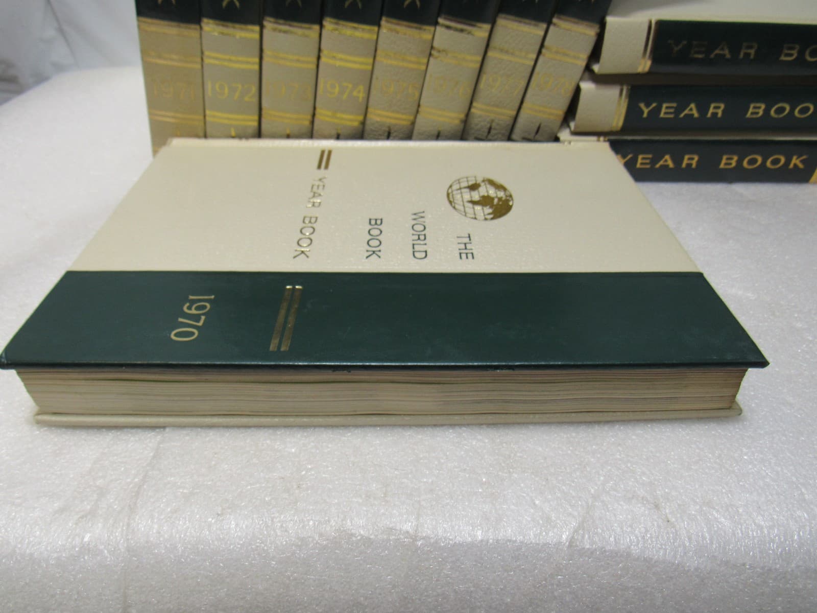 VTG 1970-1980 THE WORLD BOOK YEAR BOOK SET 12 Vols Hardcover ENCYCLOPEDIA C26K - Thumbnail 4