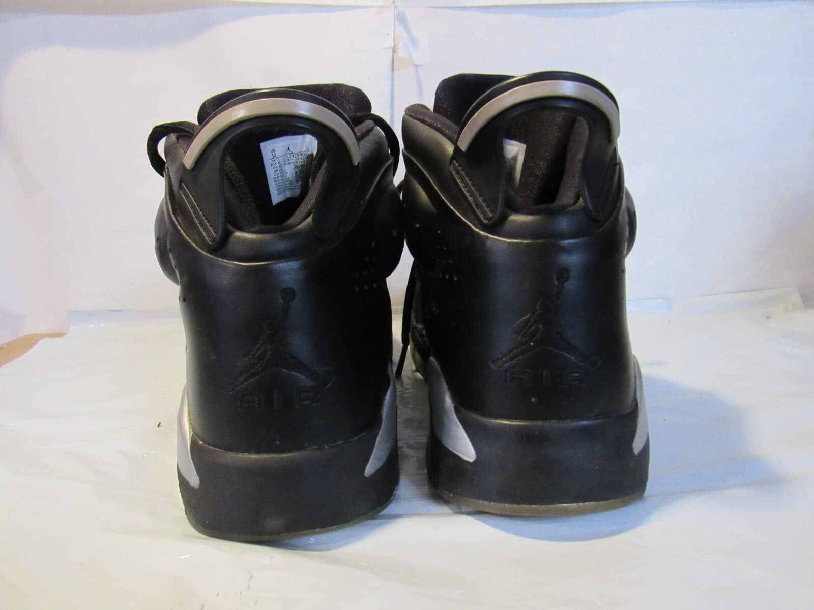Nike Air Jordan Shoes Mens SZ 12 M Black DC7330-001 Sneakers V22K - Thumbnail 4