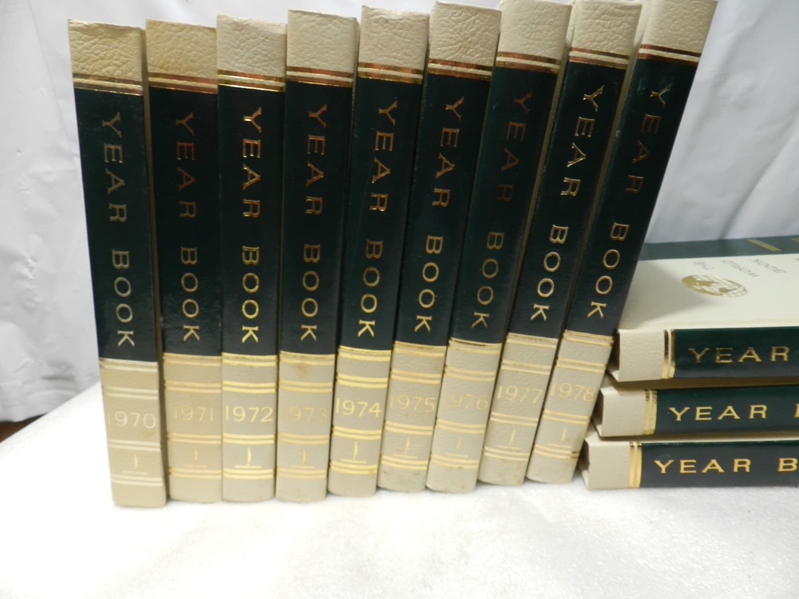 VTG 1970-1980 THE WORLD BOOK YEAR BOOK SET 12 Vols Hardcover ENCYCLOPEDIA C26K - Thumbnail 2