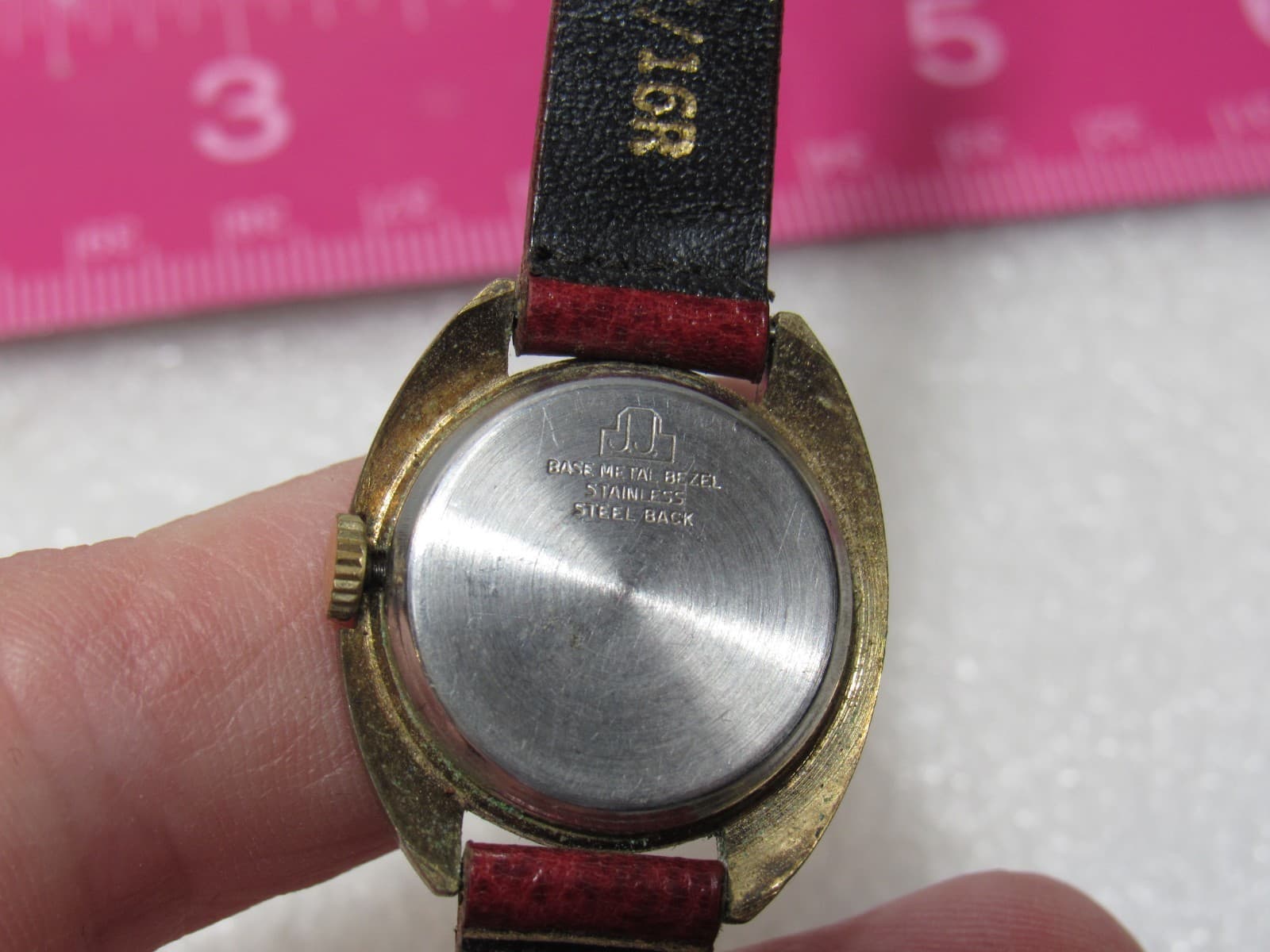 Vintage Jules Jurgensen Wrist Watch Gold Tone 17 Jewels Wind Up Womens U90J - Thumbnail 7