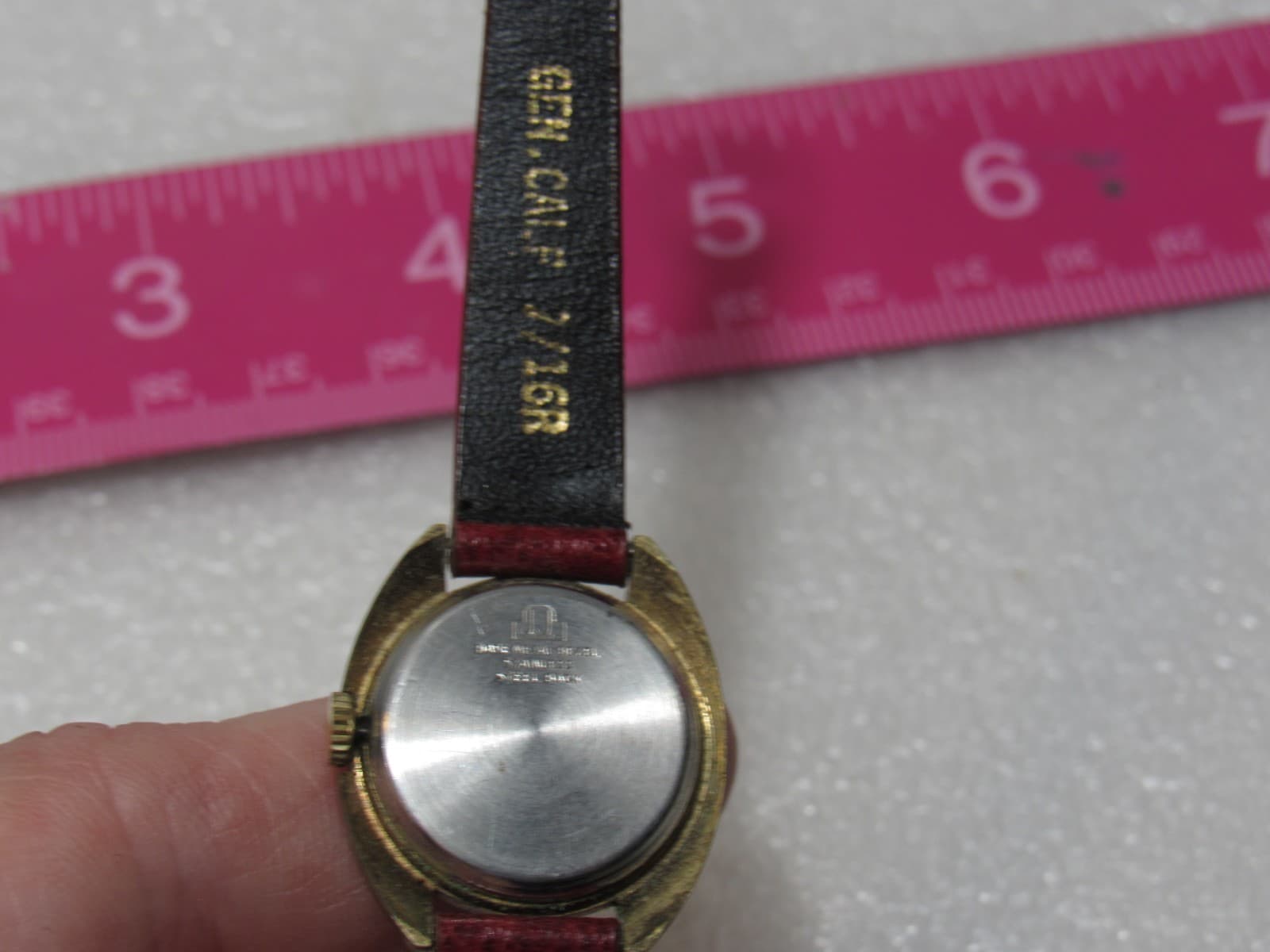 Vintage Jules Jurgensen Wrist Watch Gold Tone 17 Jewels Wind Up Womens U90J - Thumbnail 6