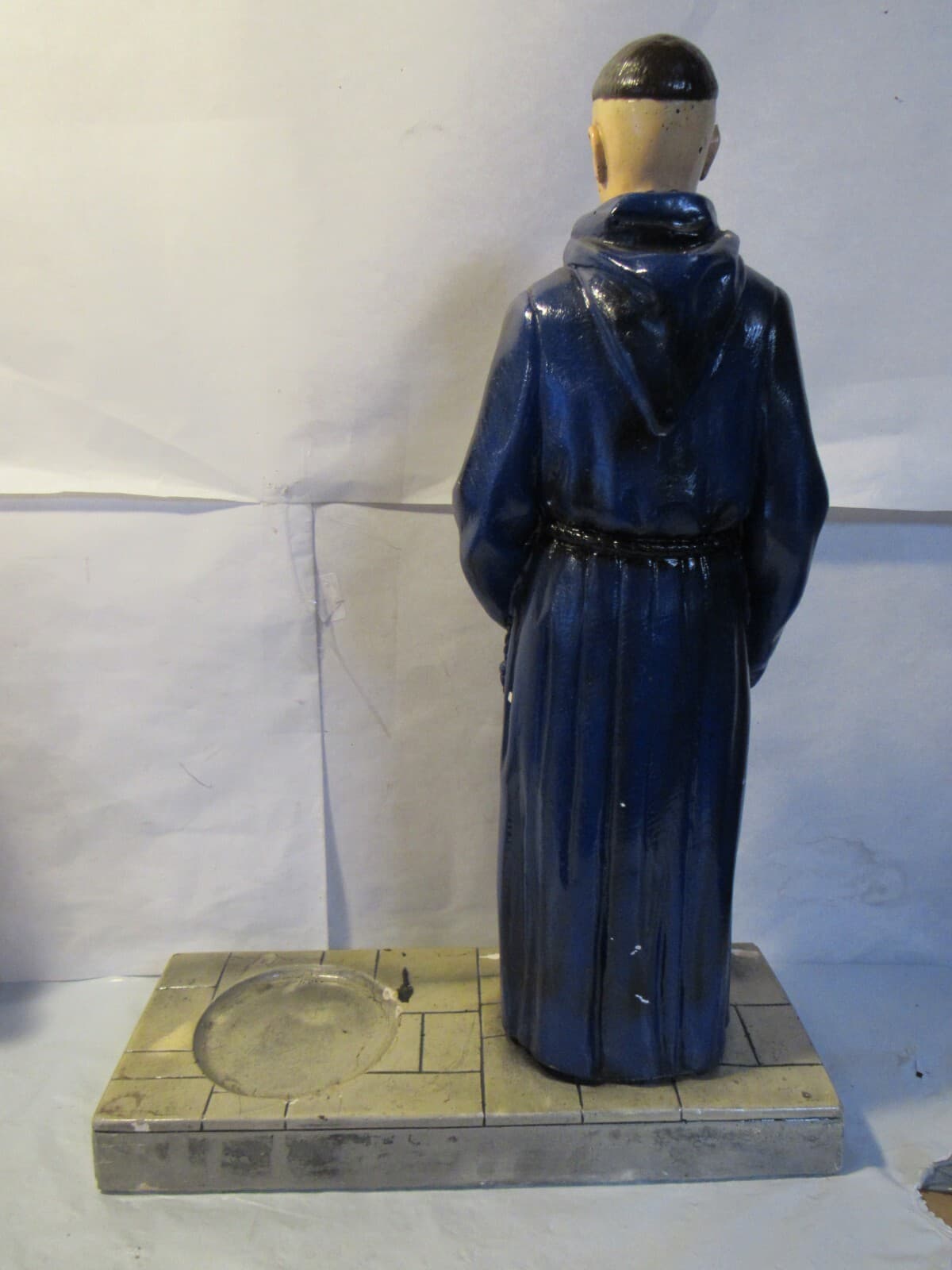Assumption Abbey Brandy Monk Vintage Advertising Figural Display 17" tall B47J - Thumbnail 5