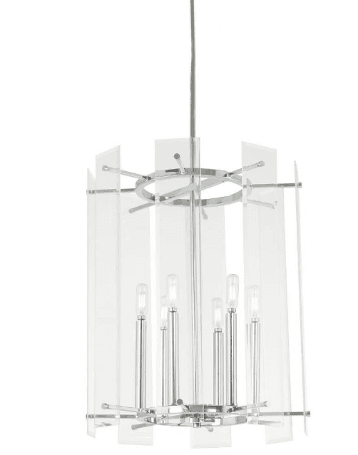 Minka-Lavery Pendant Light with Clear Shades - Chrome (2395-77) B49K - Thumbnail 6