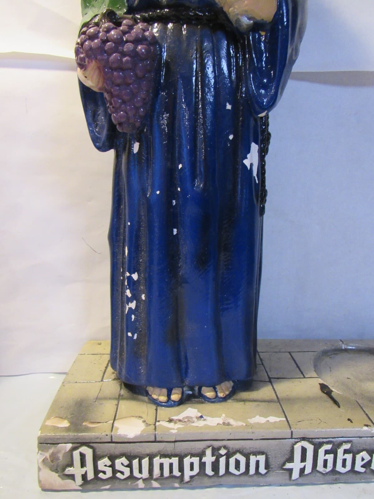 Assumption Abbey Brandy Monk Vintage Advertising Figural Display 17" tall B47J - Thumbnail 3
