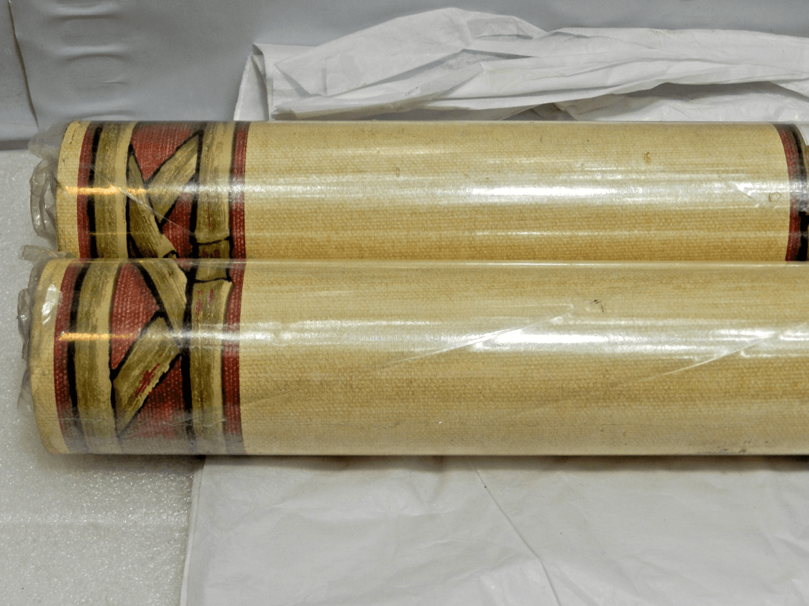 Vintage Beacon House Pre Pasted Vinyl Wallpaper Bamboo 2 Rolls (M12J) - Thumbnail 2