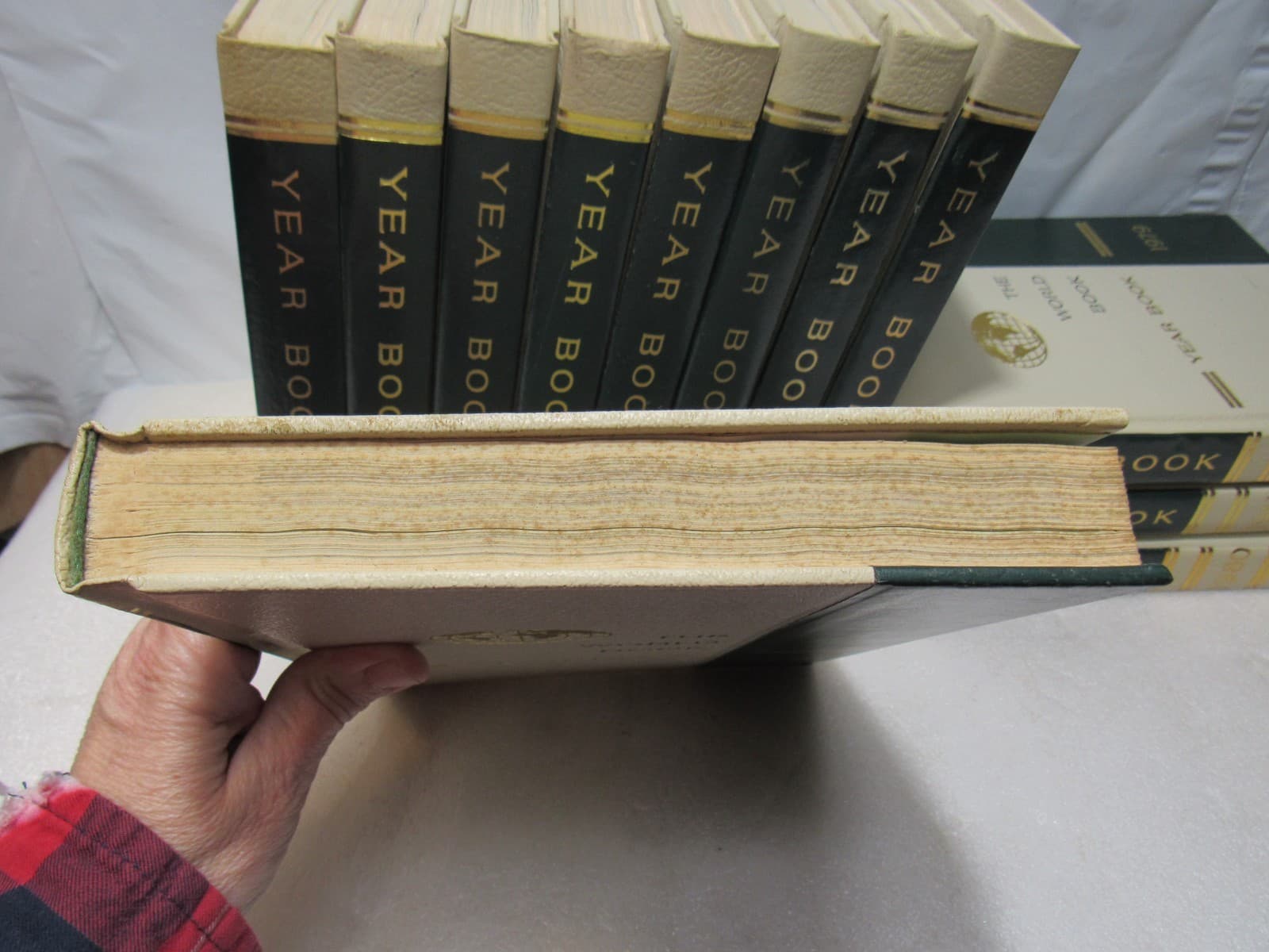 VTG 1970-1980 THE WORLD BOOK YEAR BOOK SET 12 Vols Hardcover ENCYCLOPEDIA C26K - Thumbnail 5