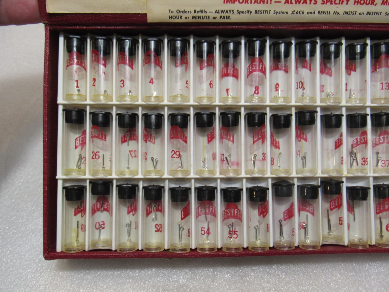 Watchmakers Vintage Bestfit System No. 6C6 White Facedted Stick Hands A42JJ - Thumbnail 4