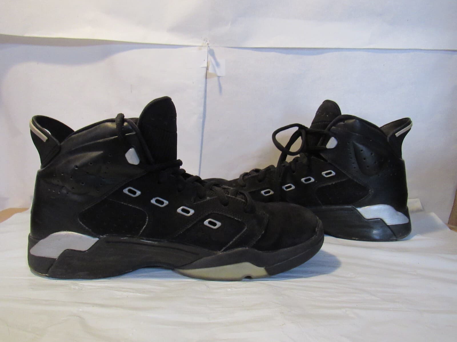 Nike Air Jordan Shoes Mens SZ 12 M Black DC7330-001 Sneakers V22K - Thumbnail 6