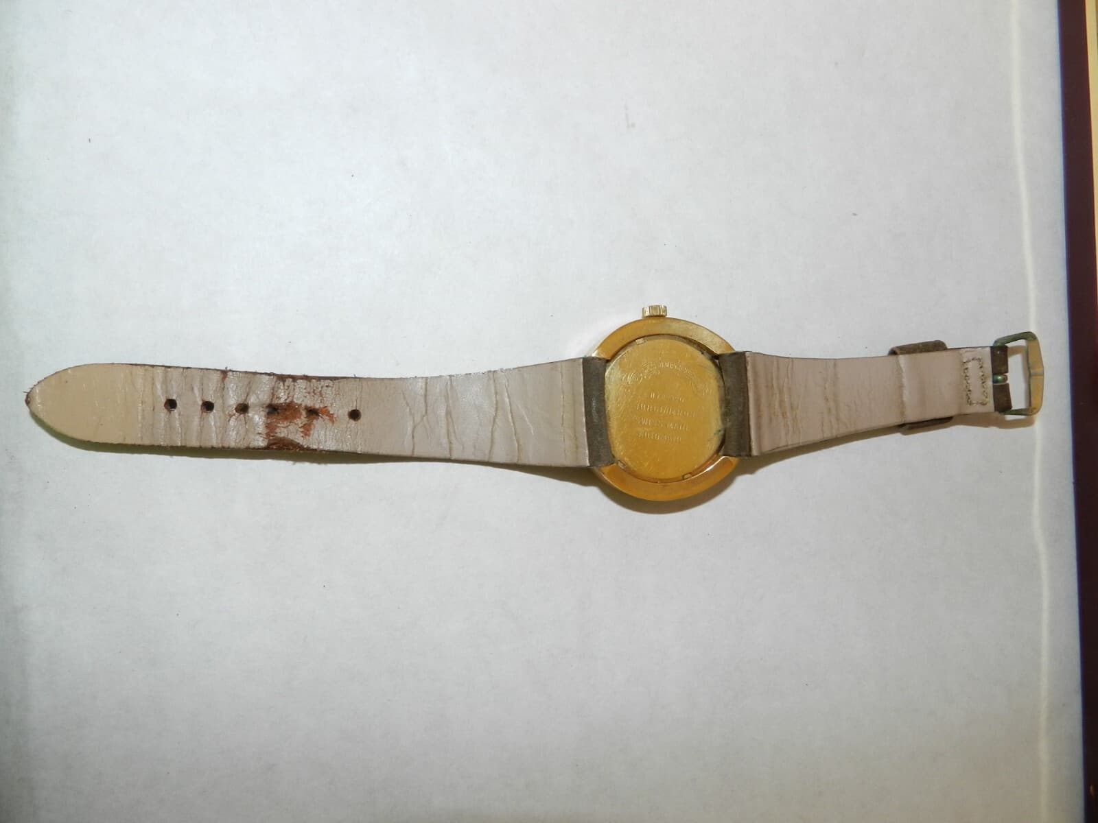 Jules Jurgensen Vintage Men's Wrist Watch RUNNING W/Case V74K - Thumbnail 4
