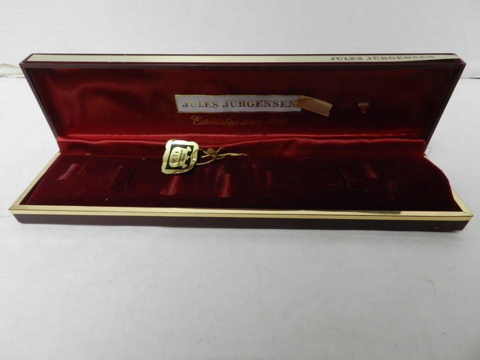 Jules Jurgensen Vintage Men's Wrist Watch RUNNING W/Case V74K - Thumbnail 9
