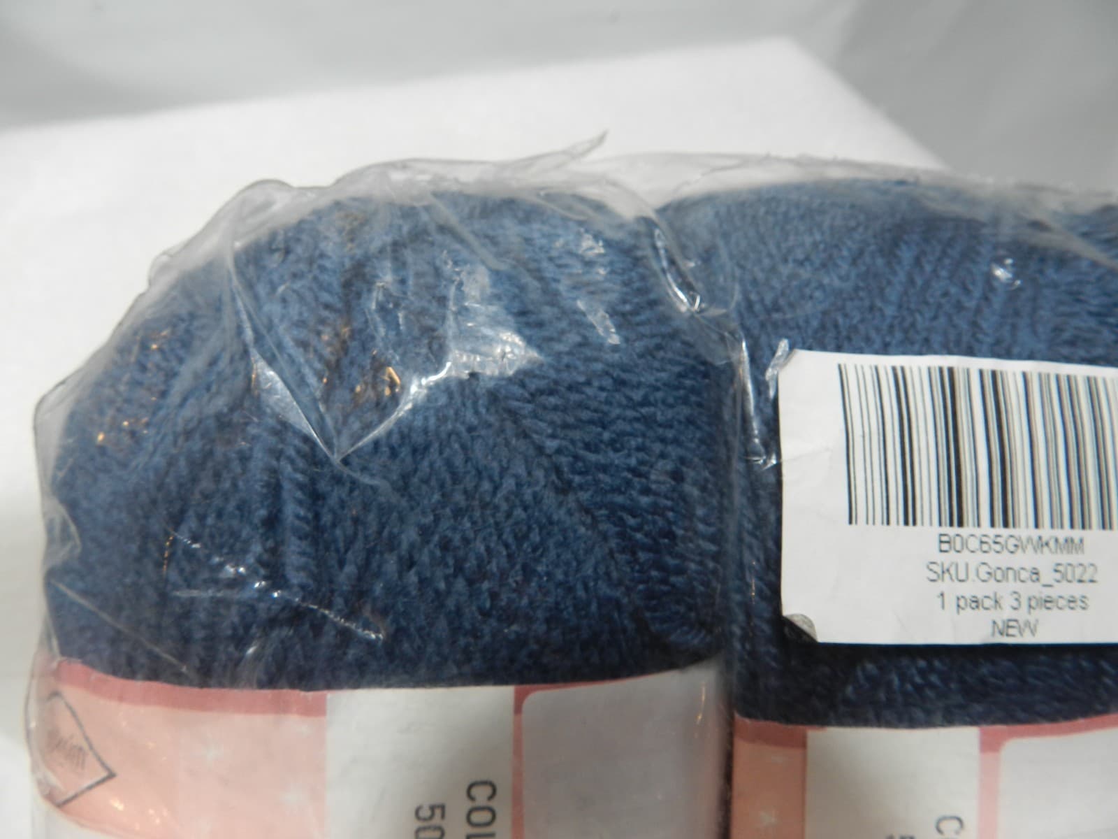 Lavita Gonca Yarn 5022 Smokey Blue Color 055 LOT 3 Skeins (M19K) - Thumbnail 4