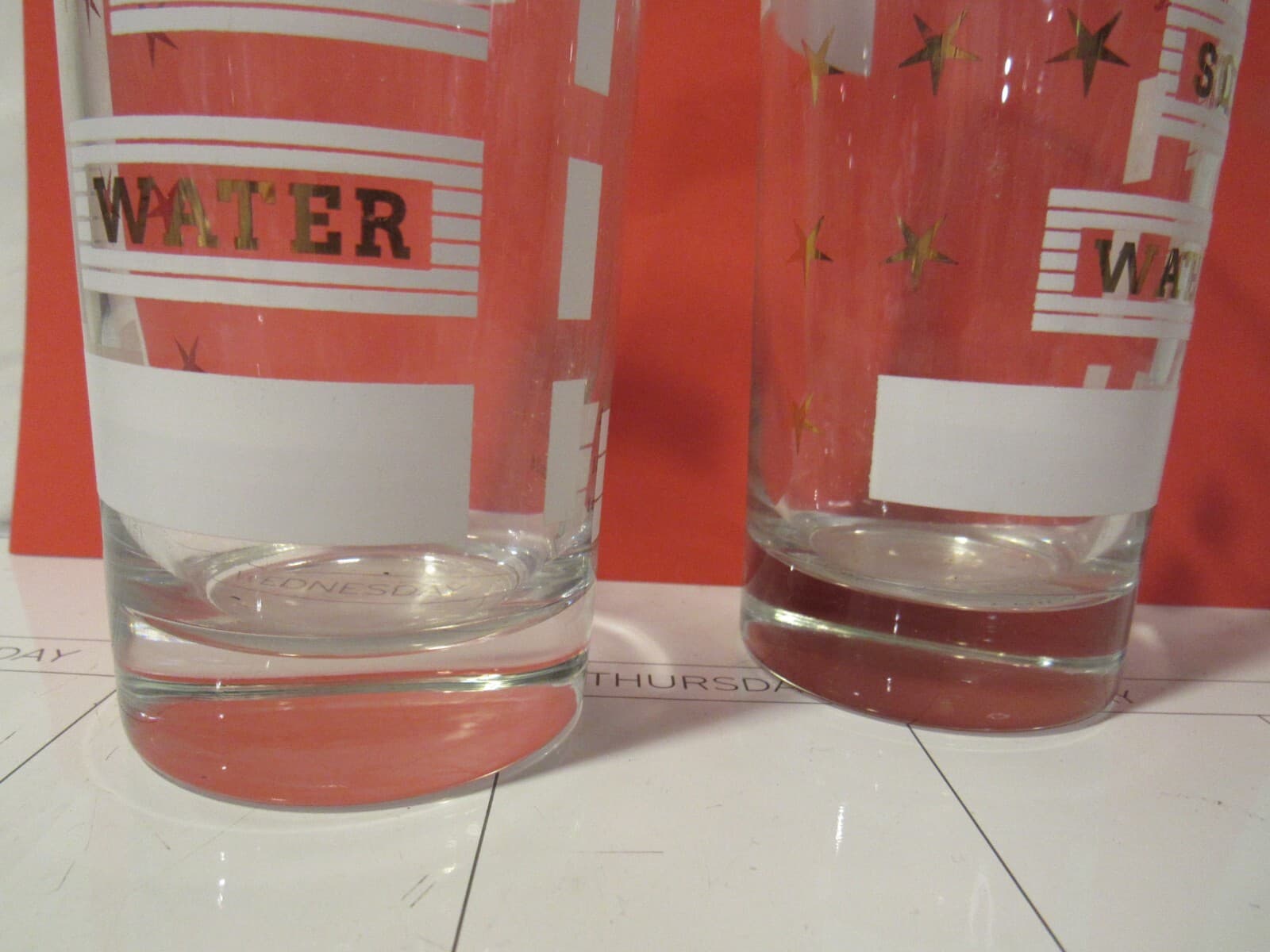 2 Vintage "Likes Old Forester with Soda Water" KY. Bourbon Barware Glasses G19M - Thumbnail 5