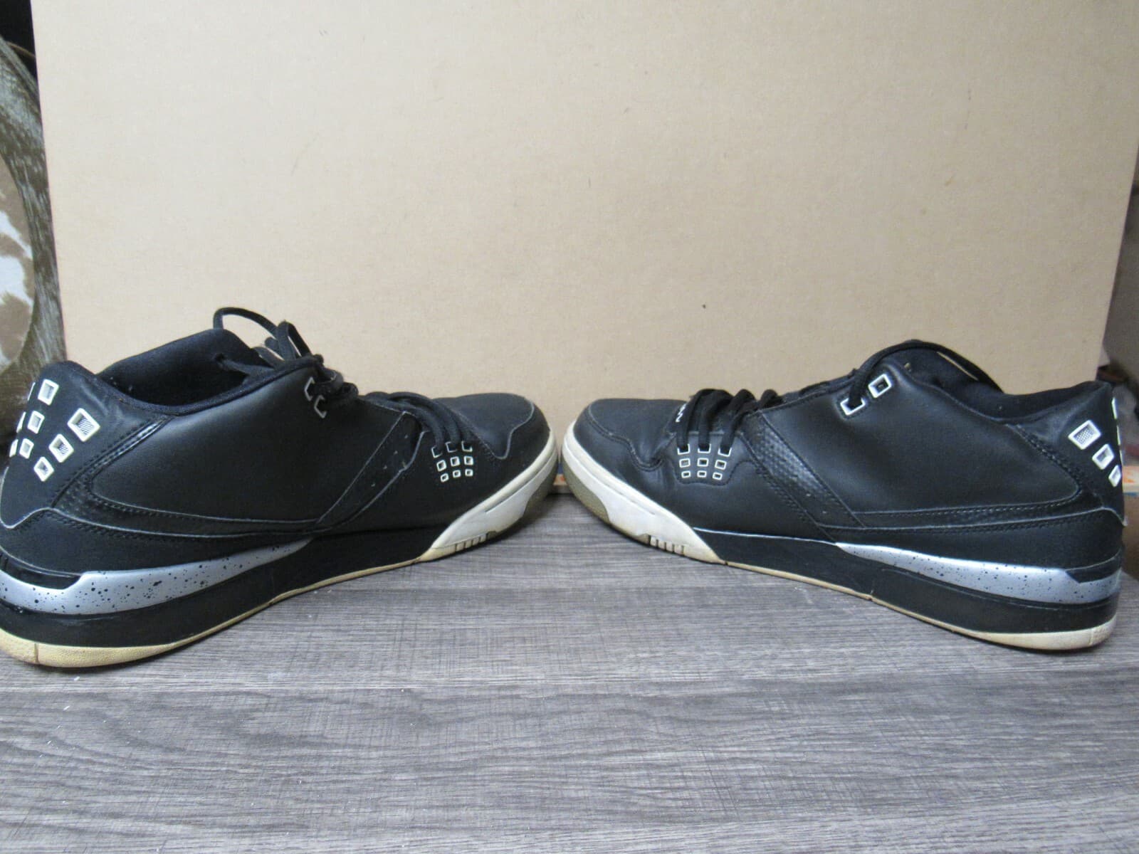 Nike Air Jordan Flight 23 Leather Black Silver 317820-011 Men’s size 11 (K) - Thumbnail 6