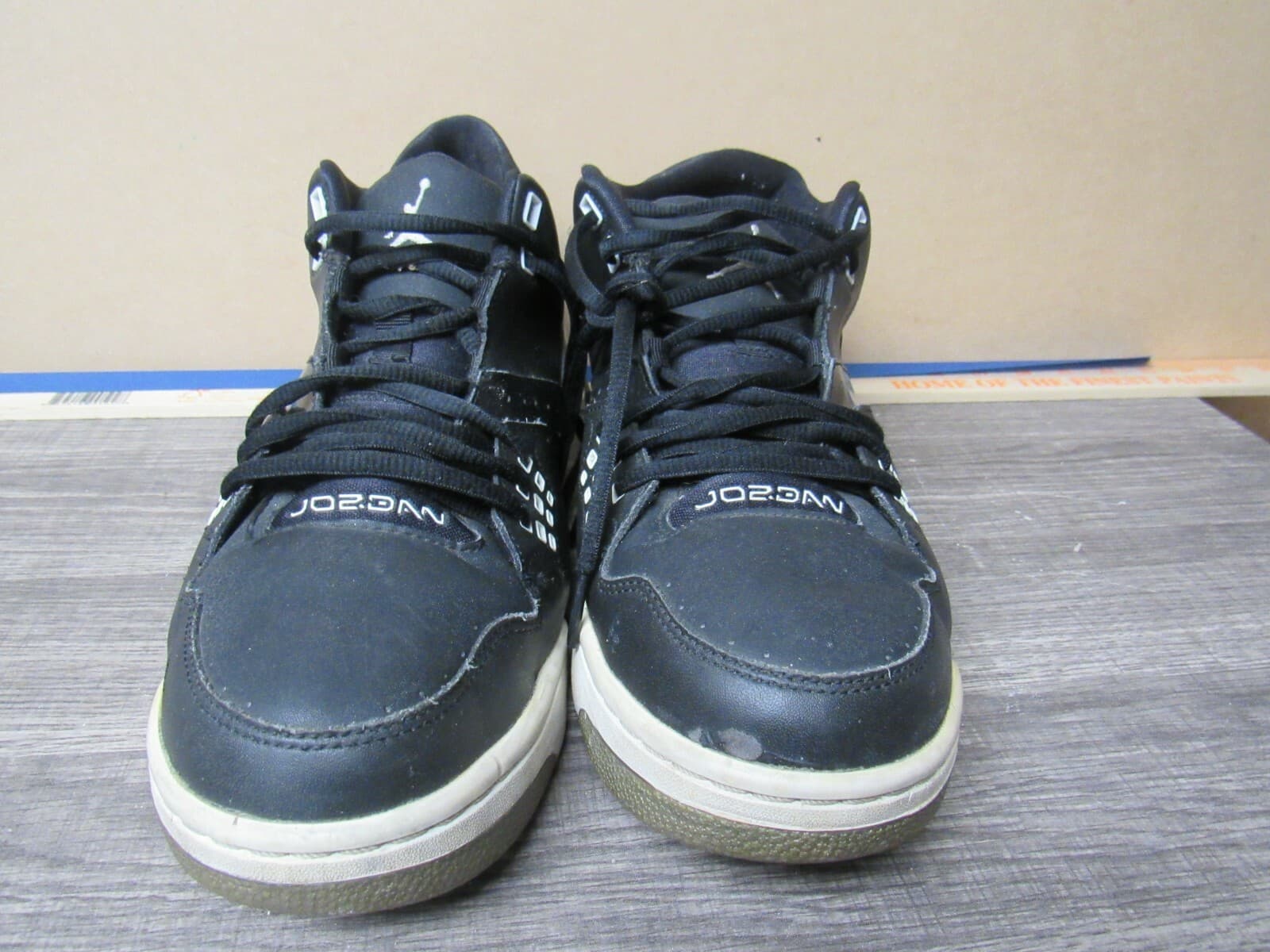 Nike Air Jordan Flight 23 Leather Black Silver 317820-011 Men’s size 11 (K) - Thumbnail 2