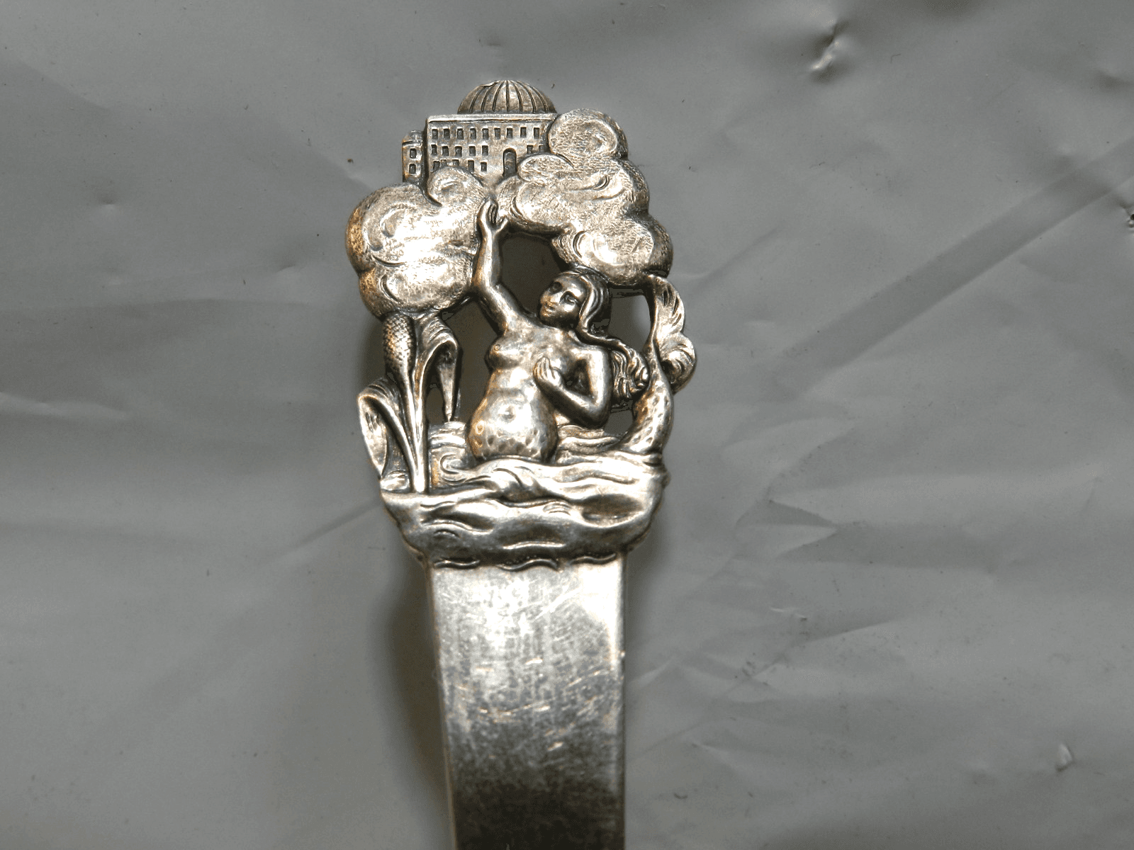 Vintage W & S Sorensen Hans Christian Andersen Fairy Tale Spoon Silver I55S - Thumbnail 5