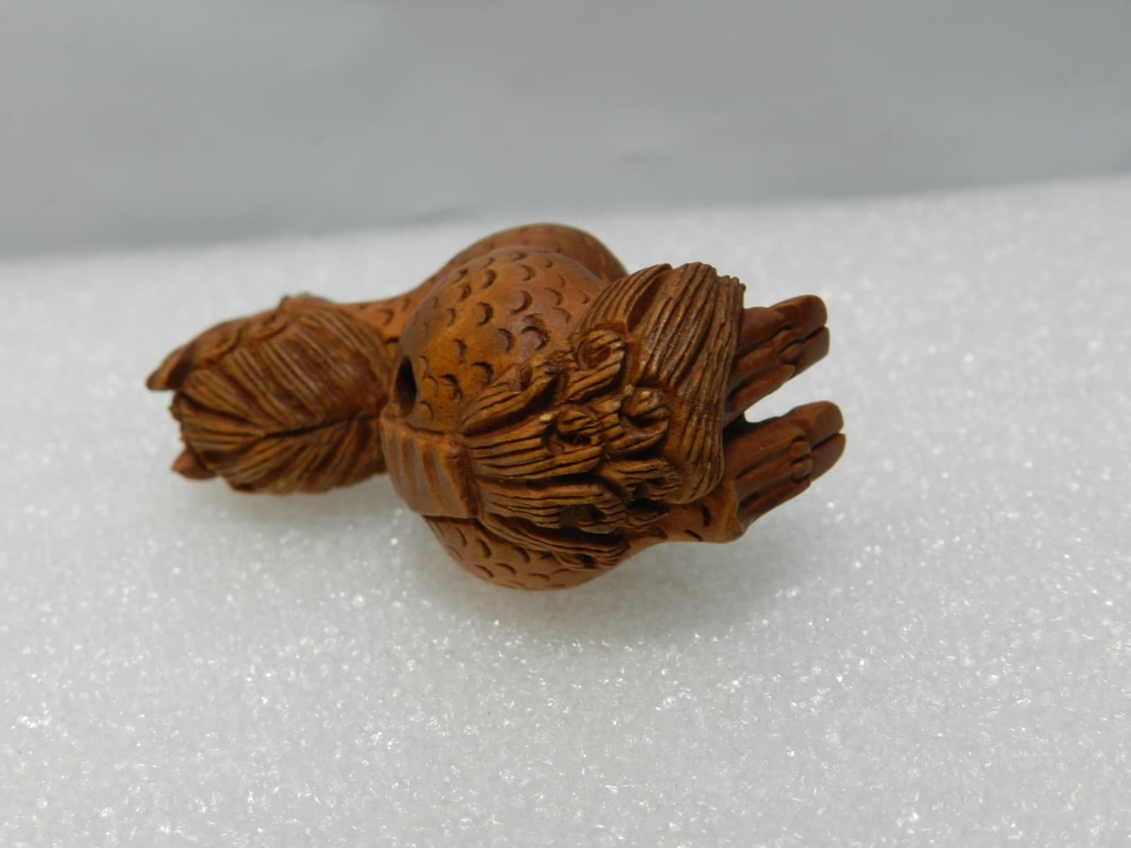 Netsuke Japanese Boxwood Hand Carved Zodiac Dragon Signed I60S - Thumbnail 6