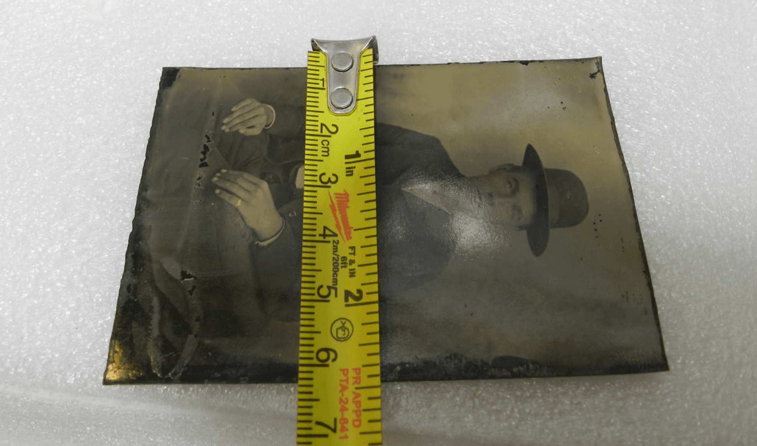 3 Antique Tin Type Photo Young Men Black White (I58S) - Thumbnail 9