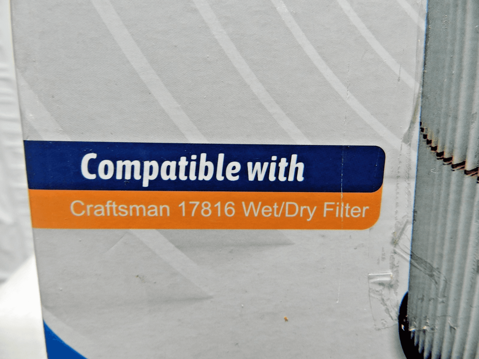 Original Gulf Filters Craftsman 17816 Wet/Dry Filter Replacement Filter (M16K) - Thumbnail 2