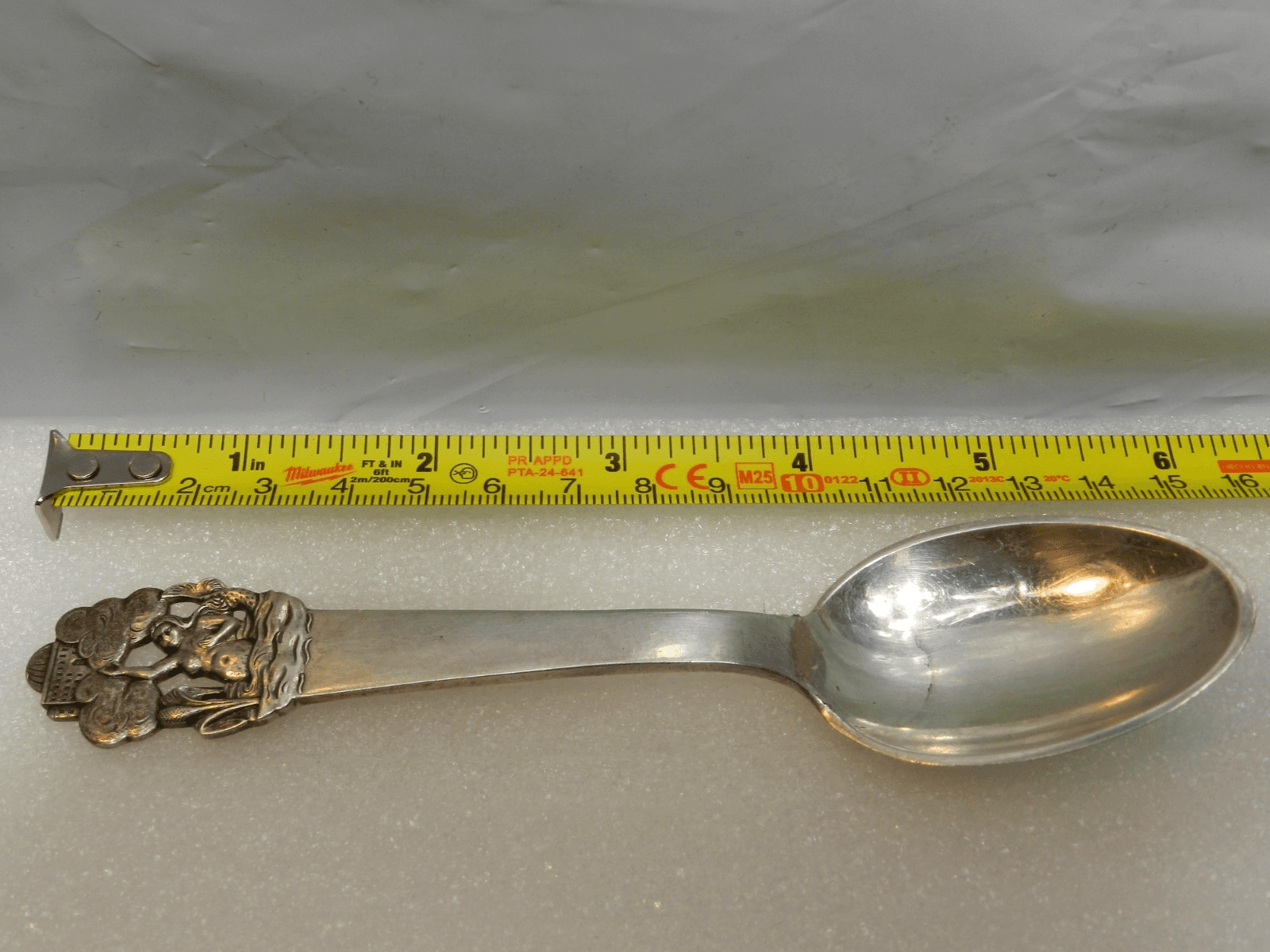 Vintage W & S Sorensen Hans Christian Andersen Fairy Tale Spoon Silver I55S - Thumbnail 7