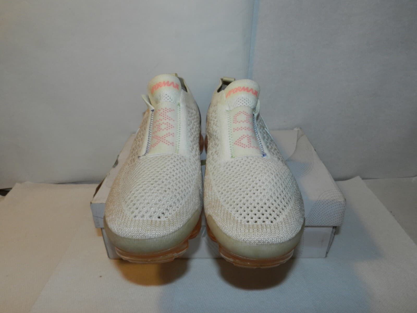 Nike Air Vapor Max Moc 2 Sail Running Shoes AH7006-100 Mens Size 8.5 42 (i4J) - Thumbnail 2